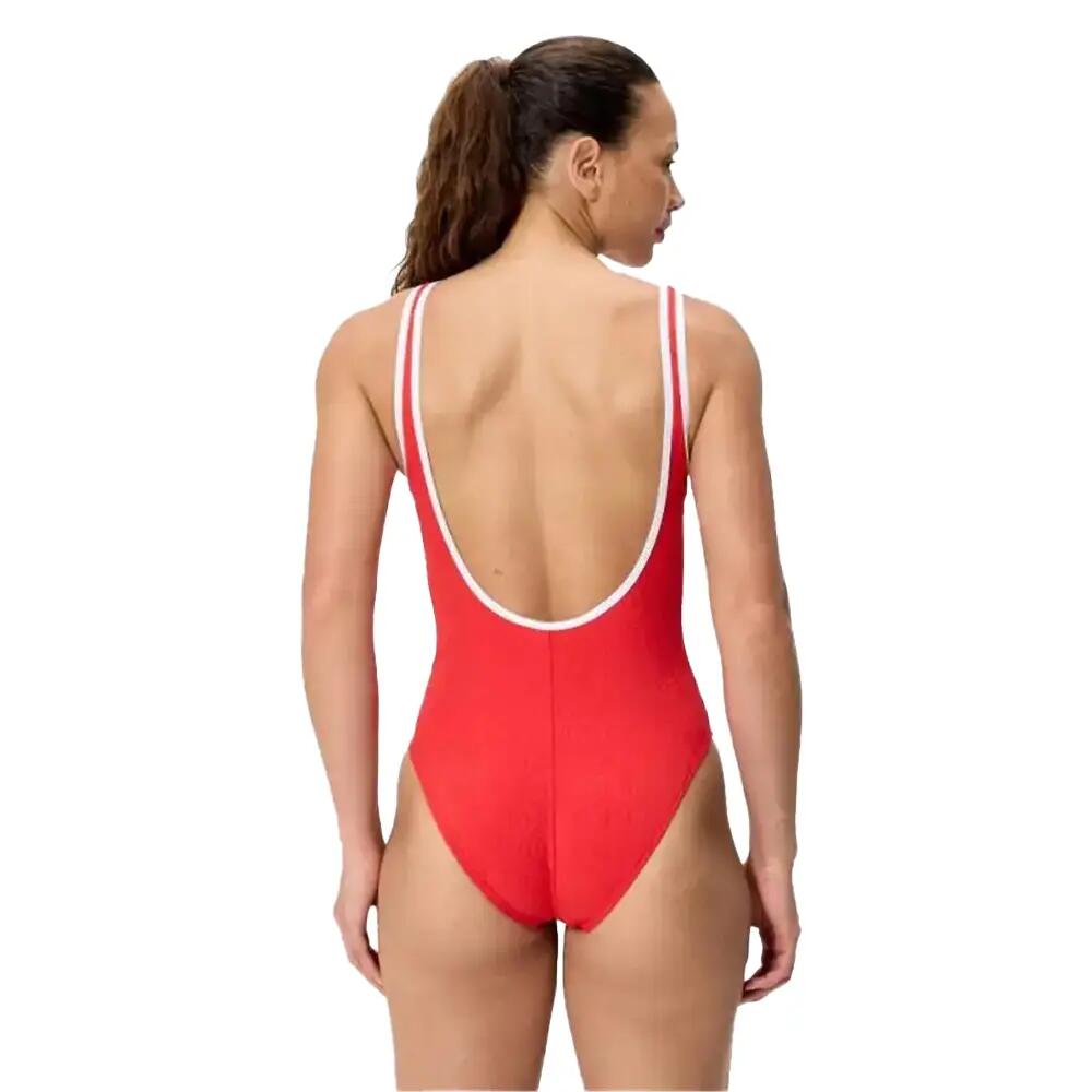 Maillot De Bain 1 Pièce Femme (Rouge) 2/5