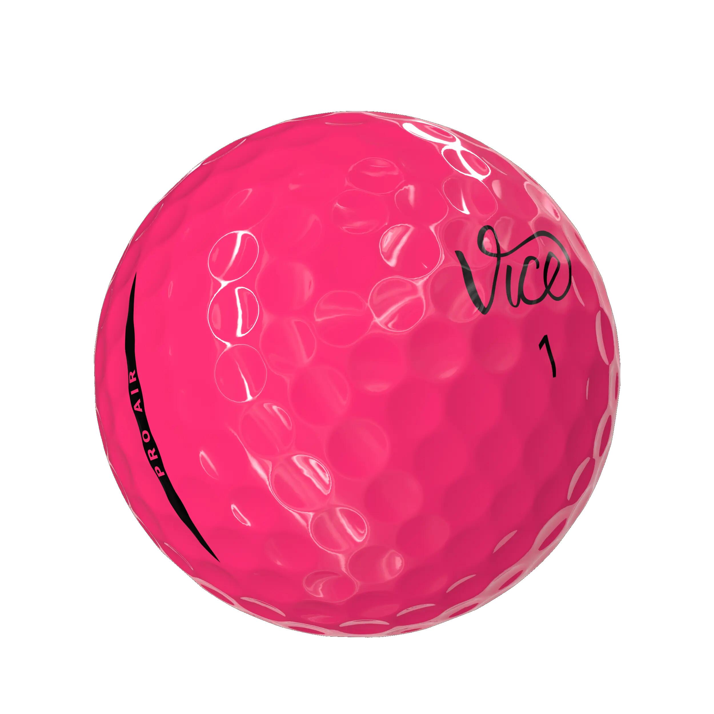Vice Pro Air 12x golfballen neonroze 5/6