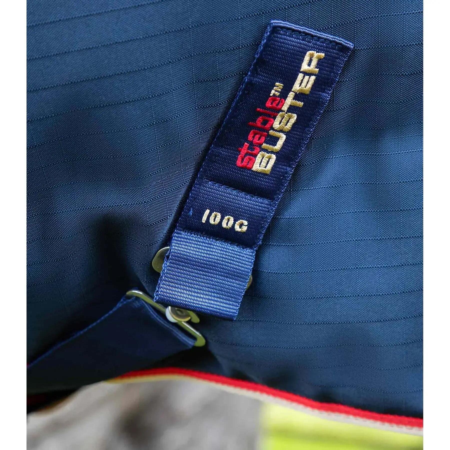 Coperta da scuderia per cavalli con copricollo Premier Equine Stable Buster 100 4/4