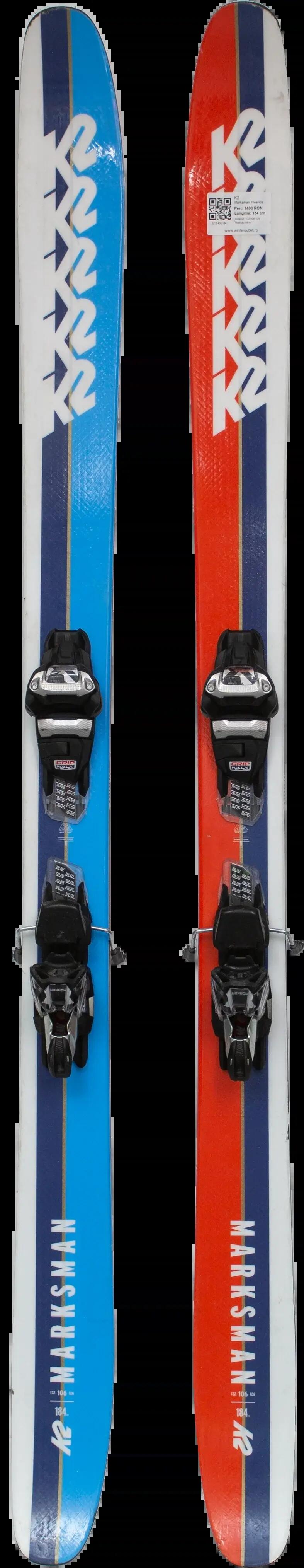 Használt síléc kötéssel - K2 Marksman Freeride 184cm 2/5