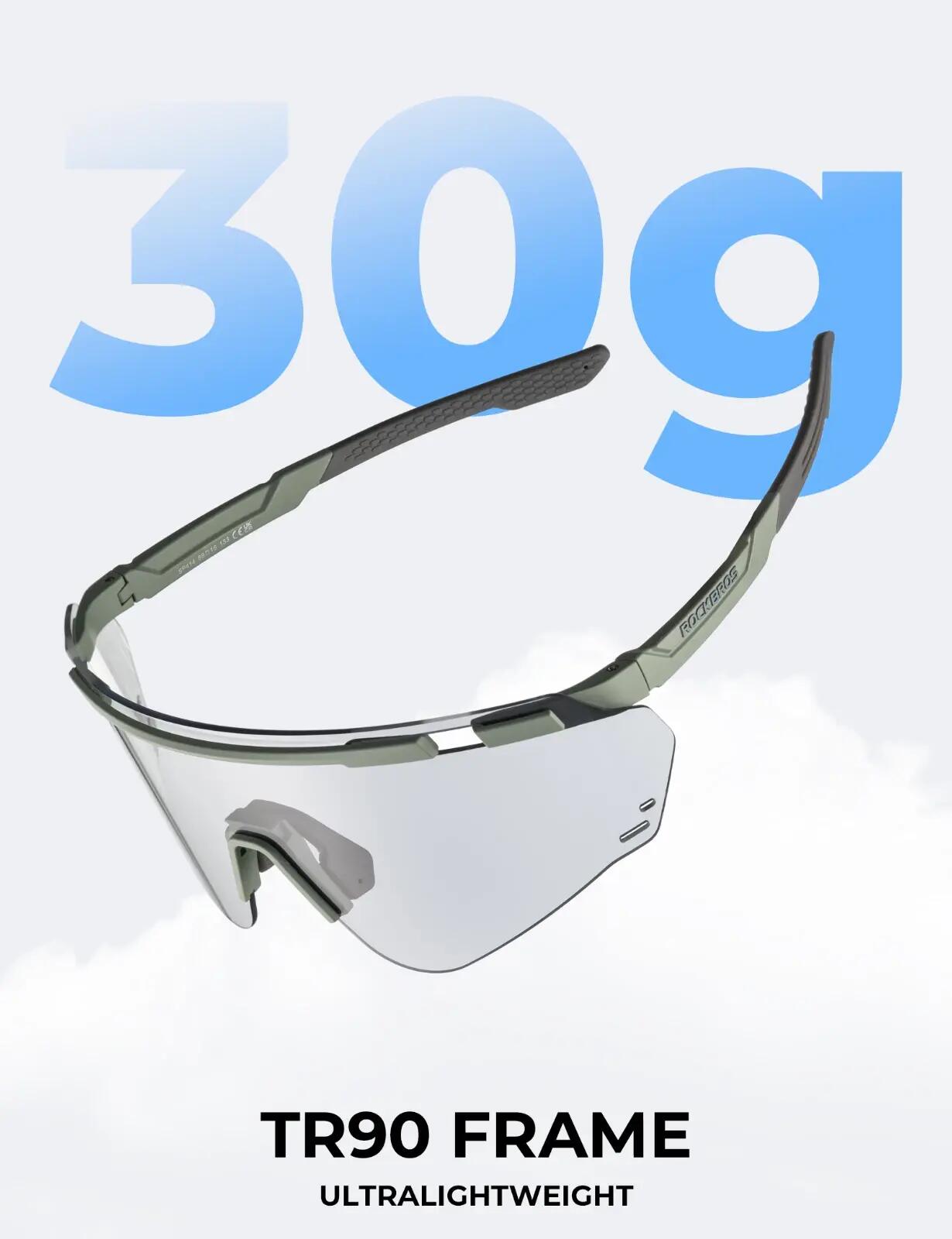 Lunettes de vélo photochromiques ROCKBROS UV400 6/9