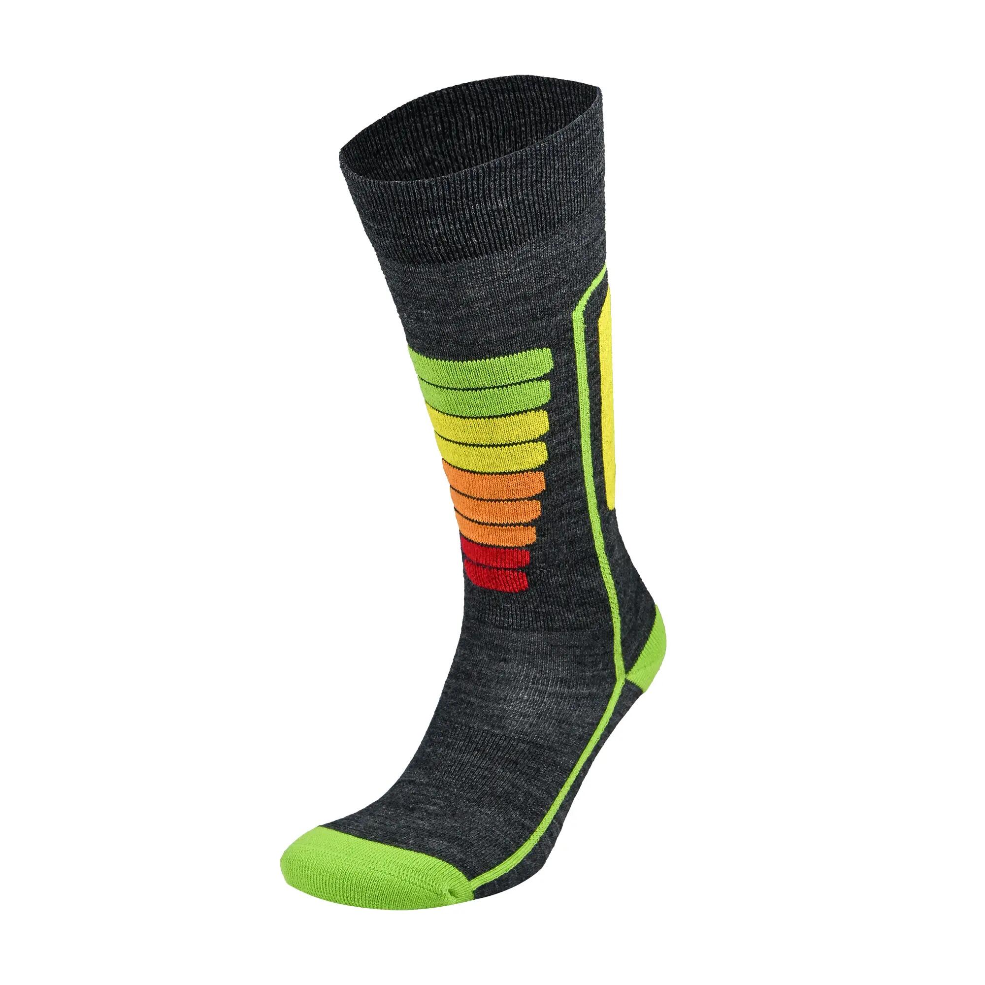 Chaussettes de ski en laine mérinos pour enfants avec amorti -2p-Courchevel Kids 5/5