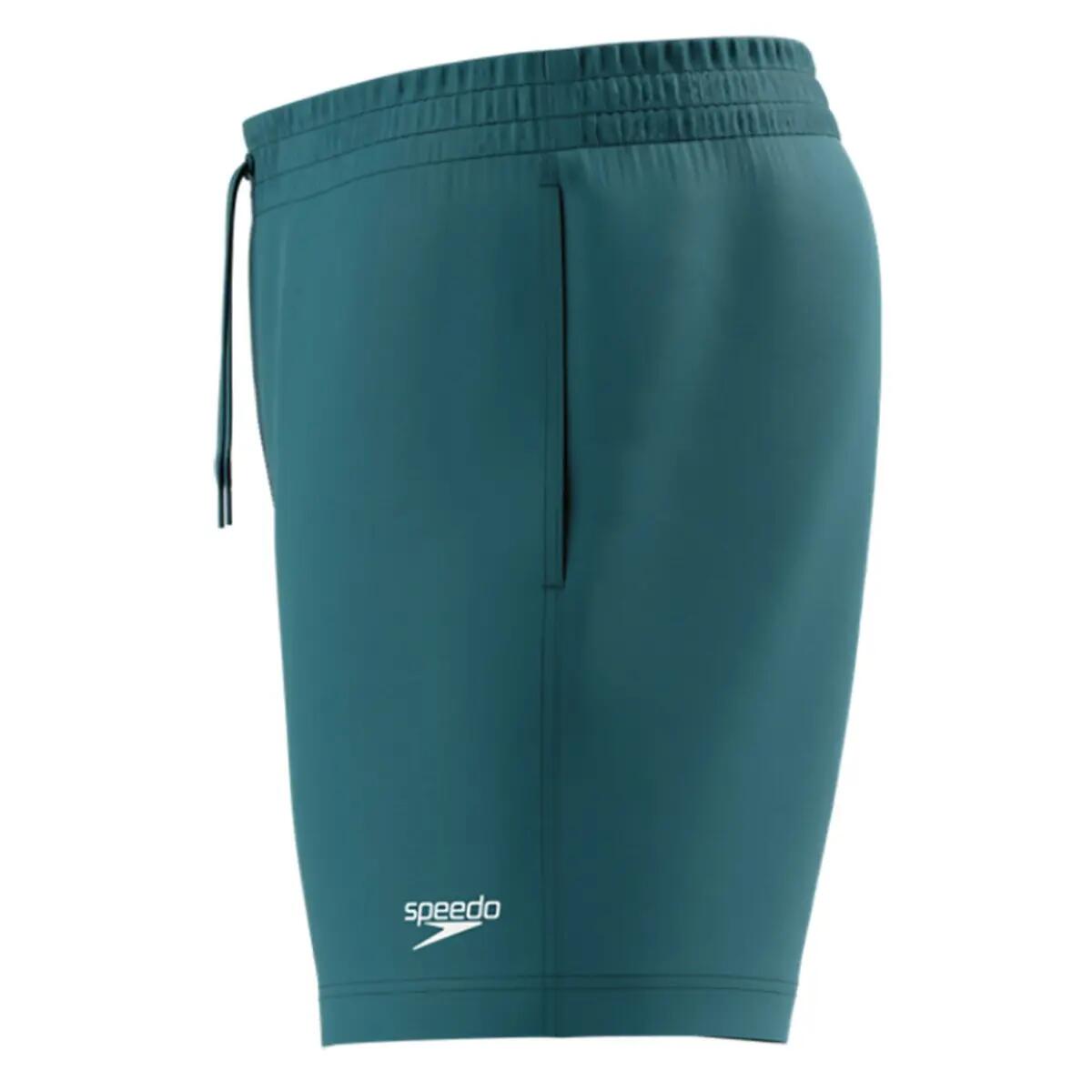 Short De Bain Uni À Taille Élastiquée ESSENTIAL Homme (Vert) 6/7