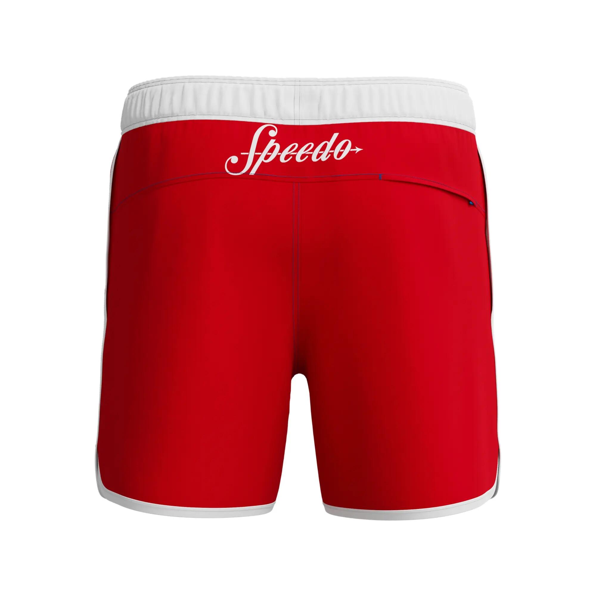 Short De Bain Motif/style Logo VOLLEY Homme (Rouge) 2/4