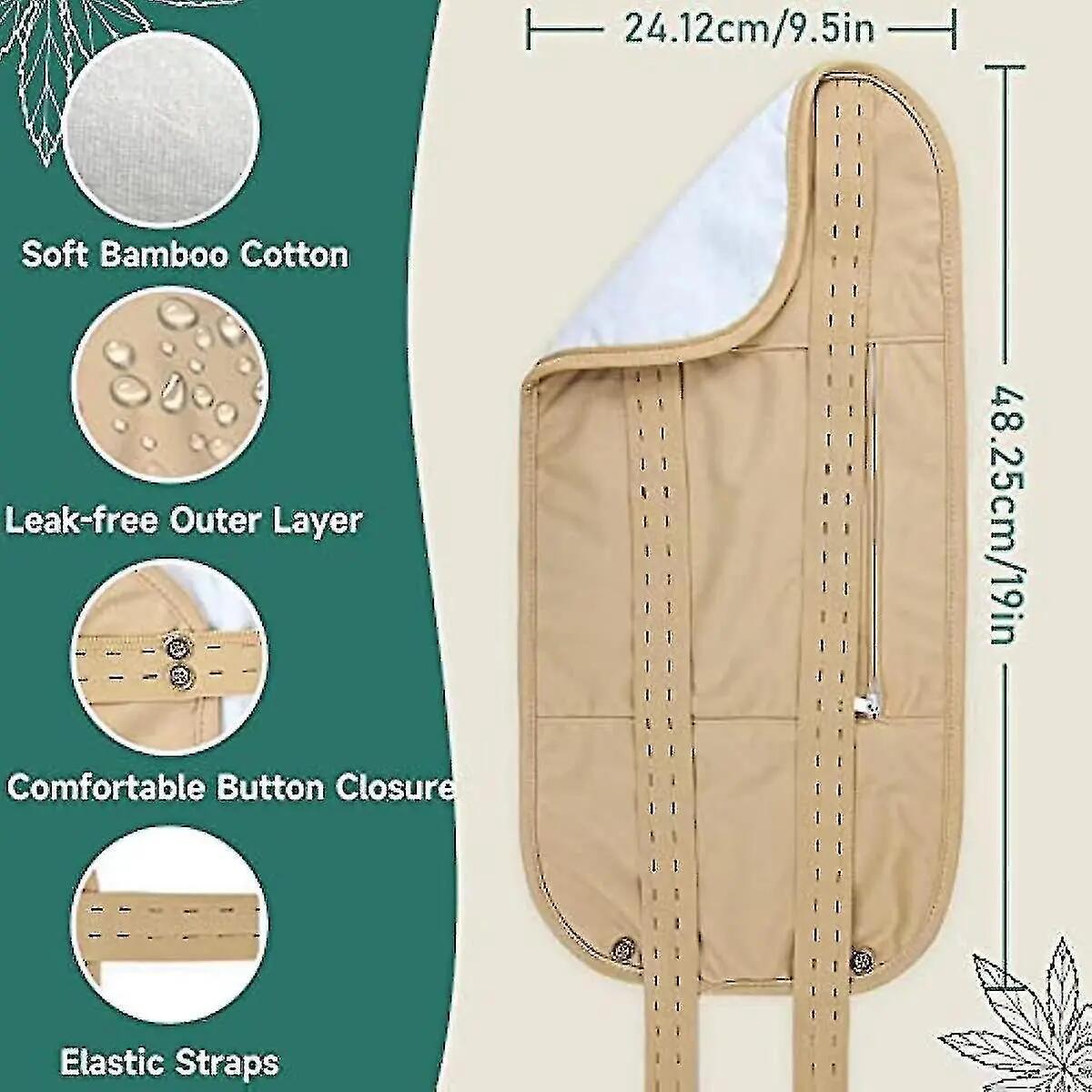 Compresse d'huile de ricin, sachet de coton pour huile de ricin, kit de compress 3/5