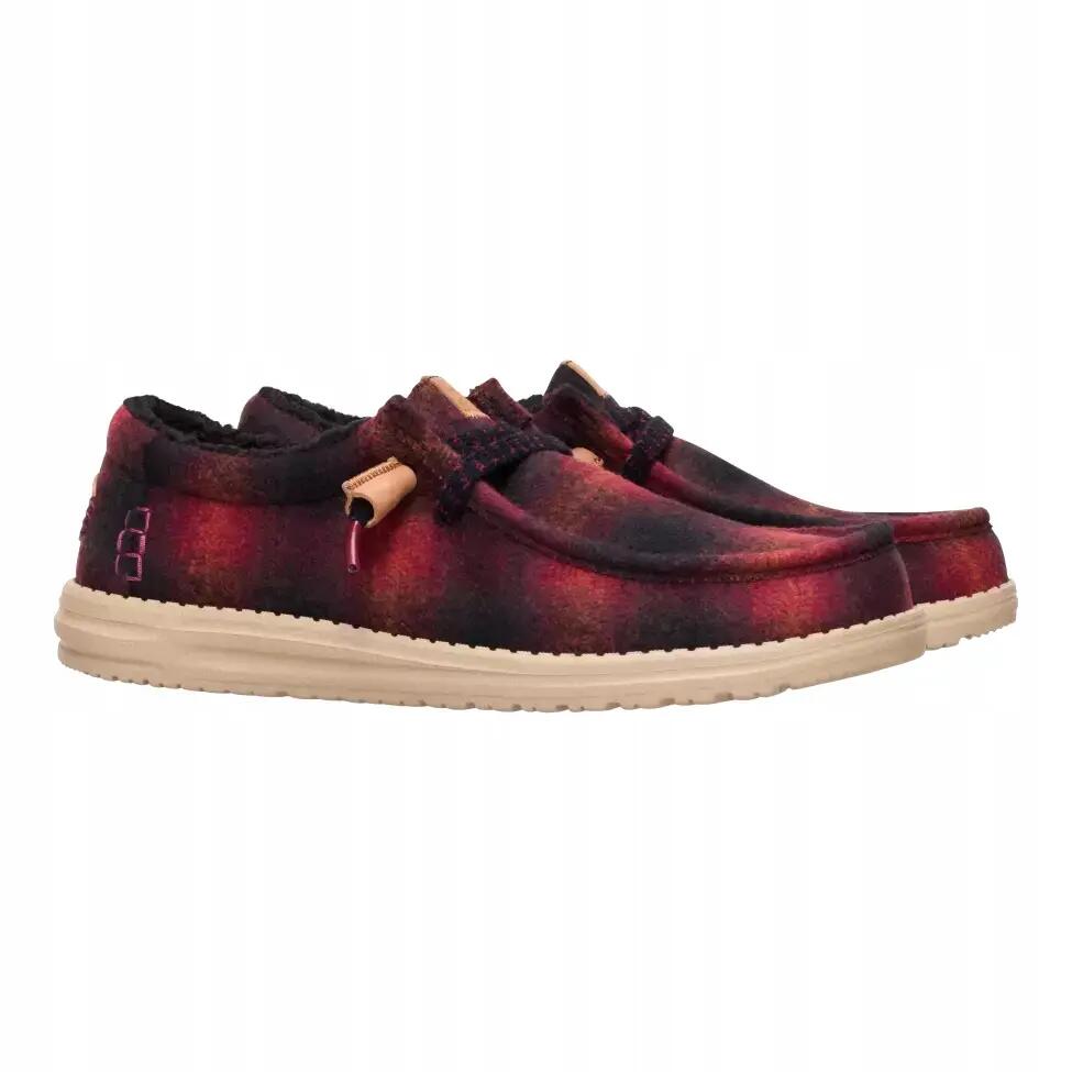 HeyDude Męskie Mokasyny Wally Cozy Plaid 4/6