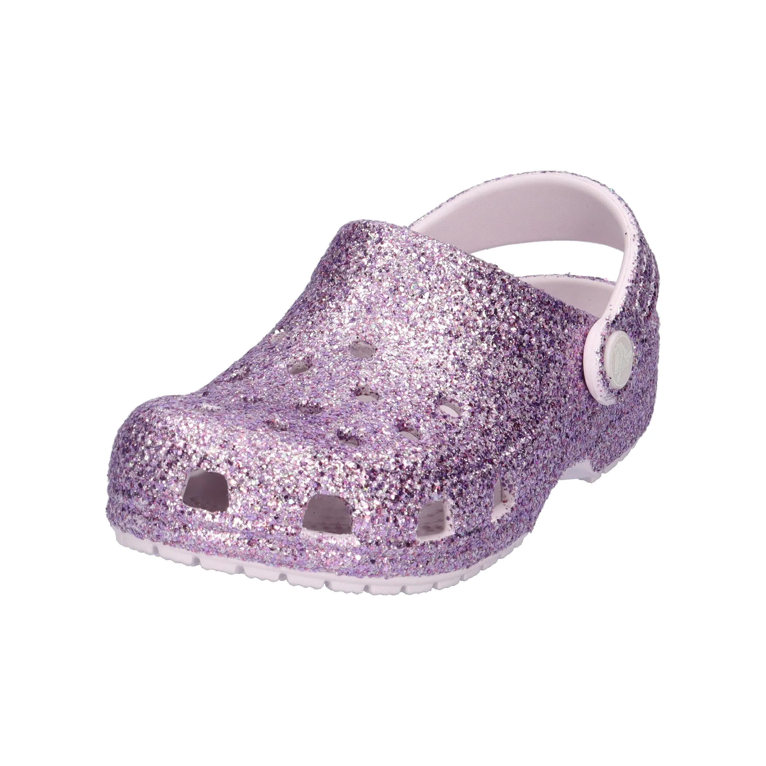 Crocs Kinder Sandale Classic Chunky Glitter Clog 211939 4/14