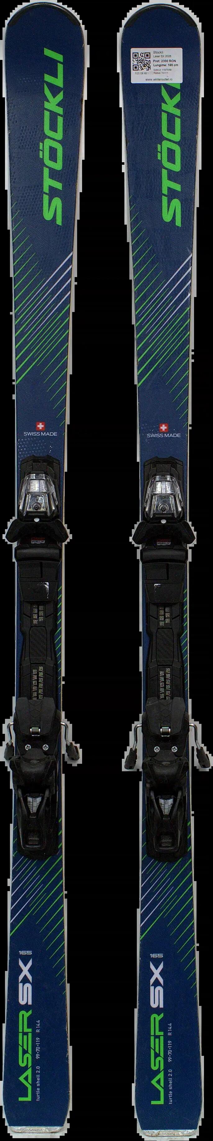 Használt síléc kötéssel - Stockli Laser SX 2026 157cm 2/5