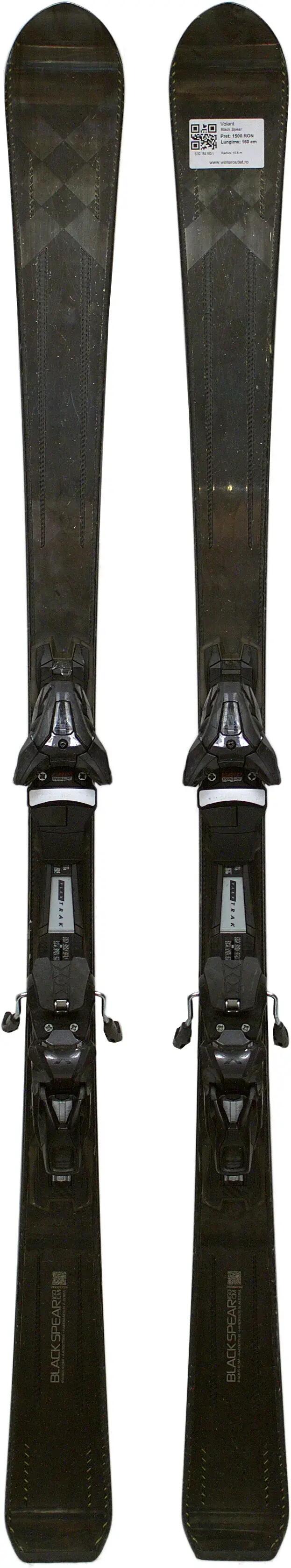 Használt síléc kötéssel - Volant Black Spear 160cm 2/5