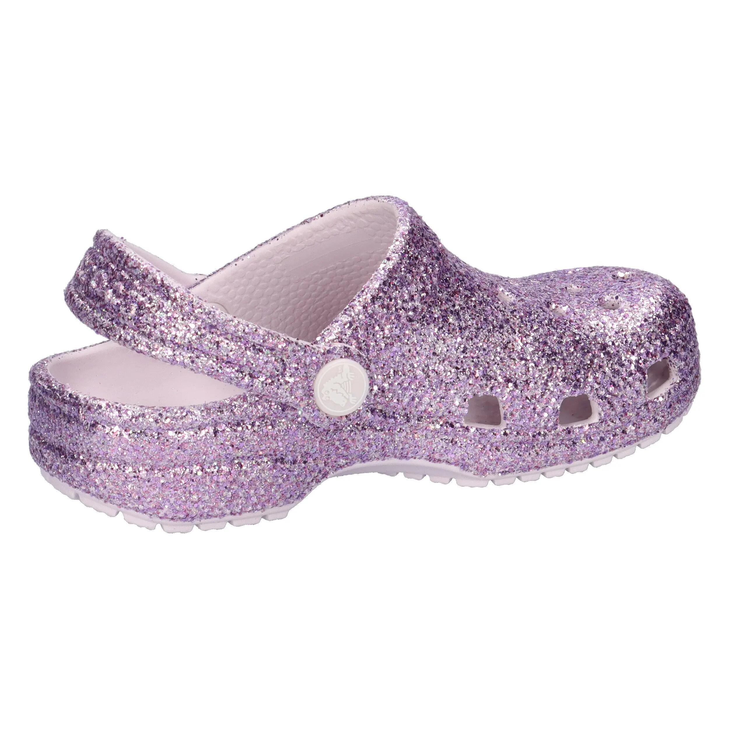 Crocs Kinder Sandale Classic Chunky Glitter Clog 211939 14/14