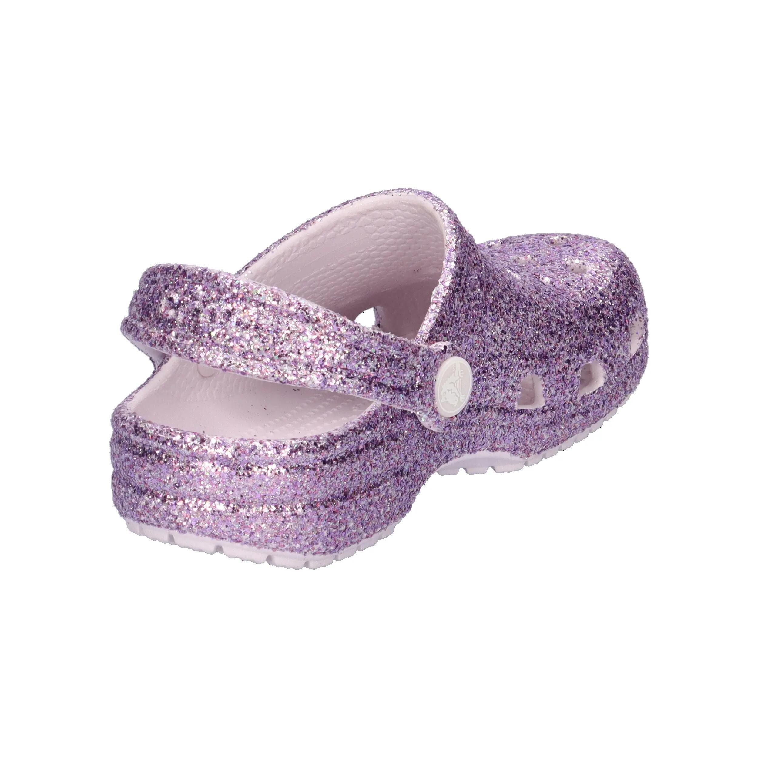 Crocs Kinder Sandale Classic Chunky Glitter Clog 211939 13/14