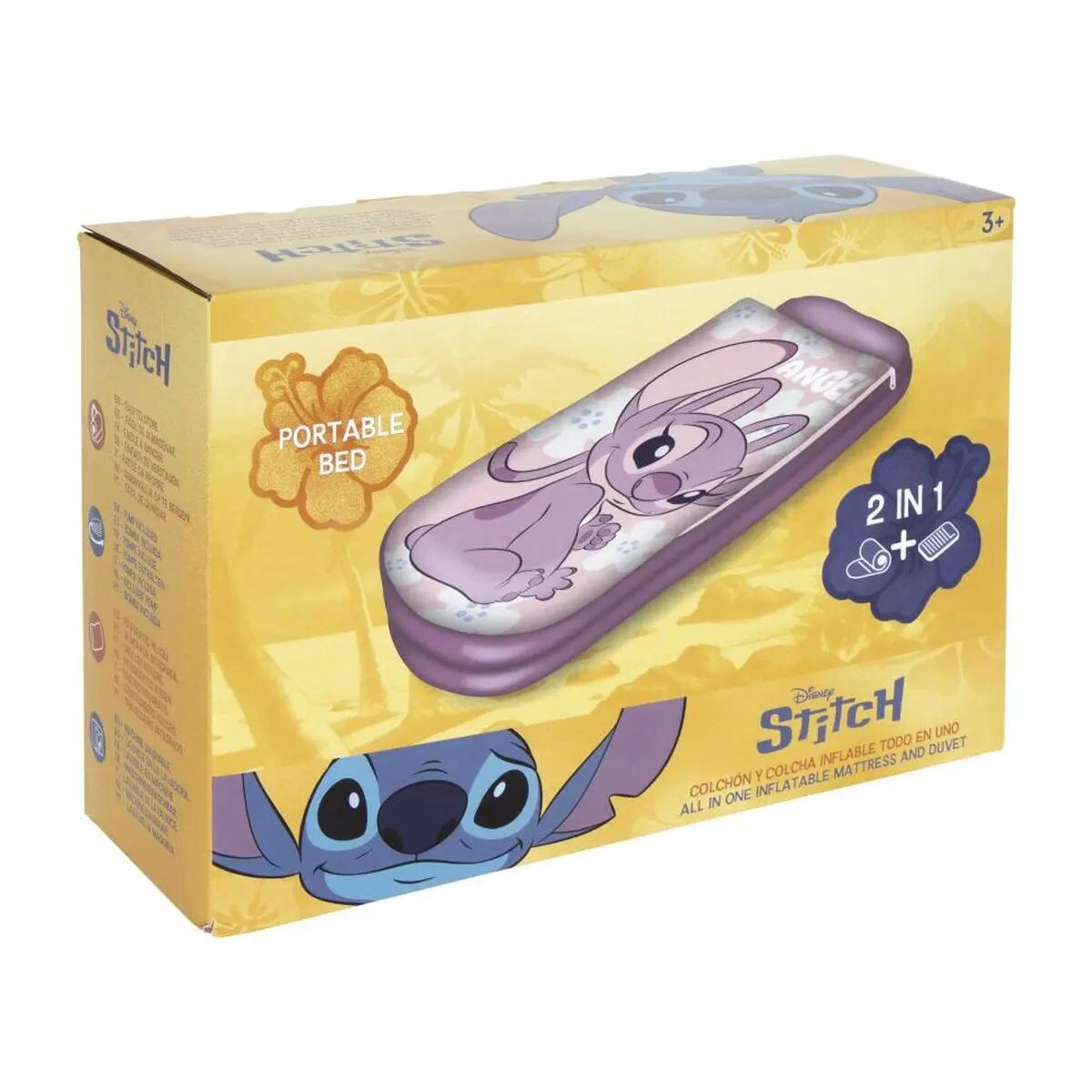 Kinderschlafsack mit Luftmatratze Disney Stitch 150x62x20cm 4/5