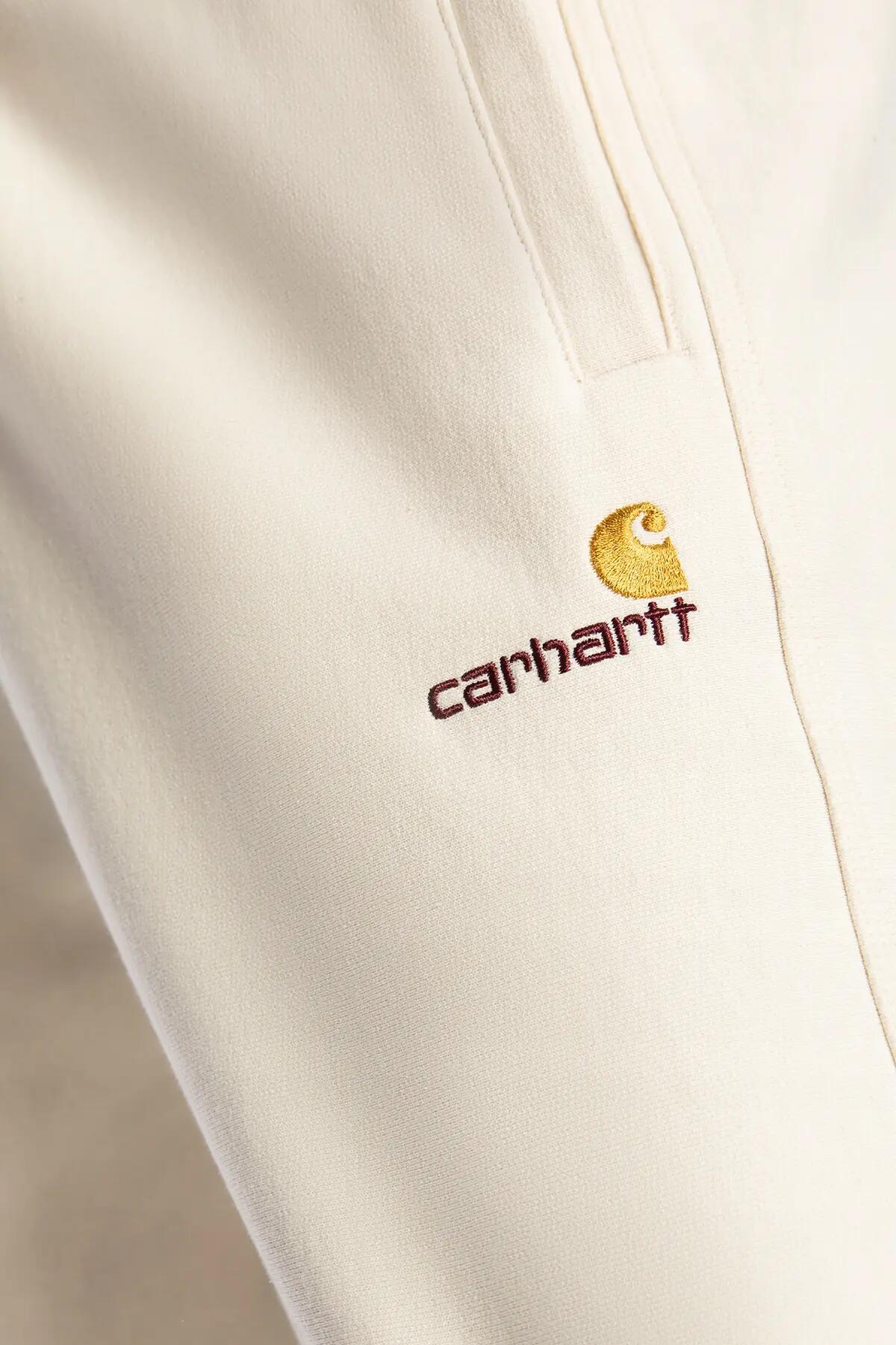 Spodnie Męskie Carhartt WIP American Script Jogging Pant Natural BEŻOWE 5/6