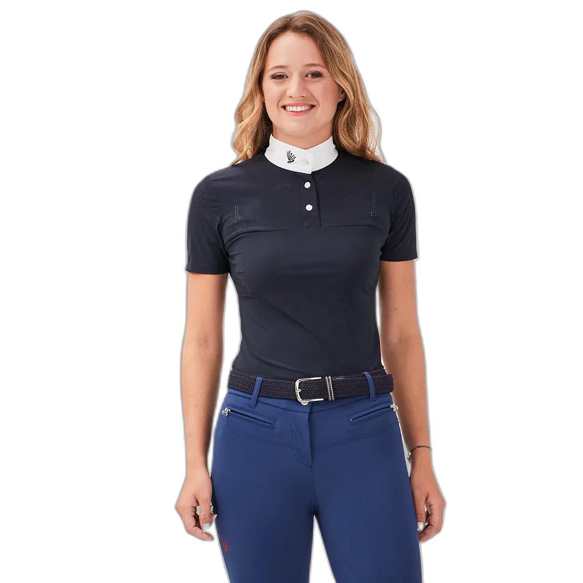 Chemise d'équitation concours femme Gaze Jaezy 2/4