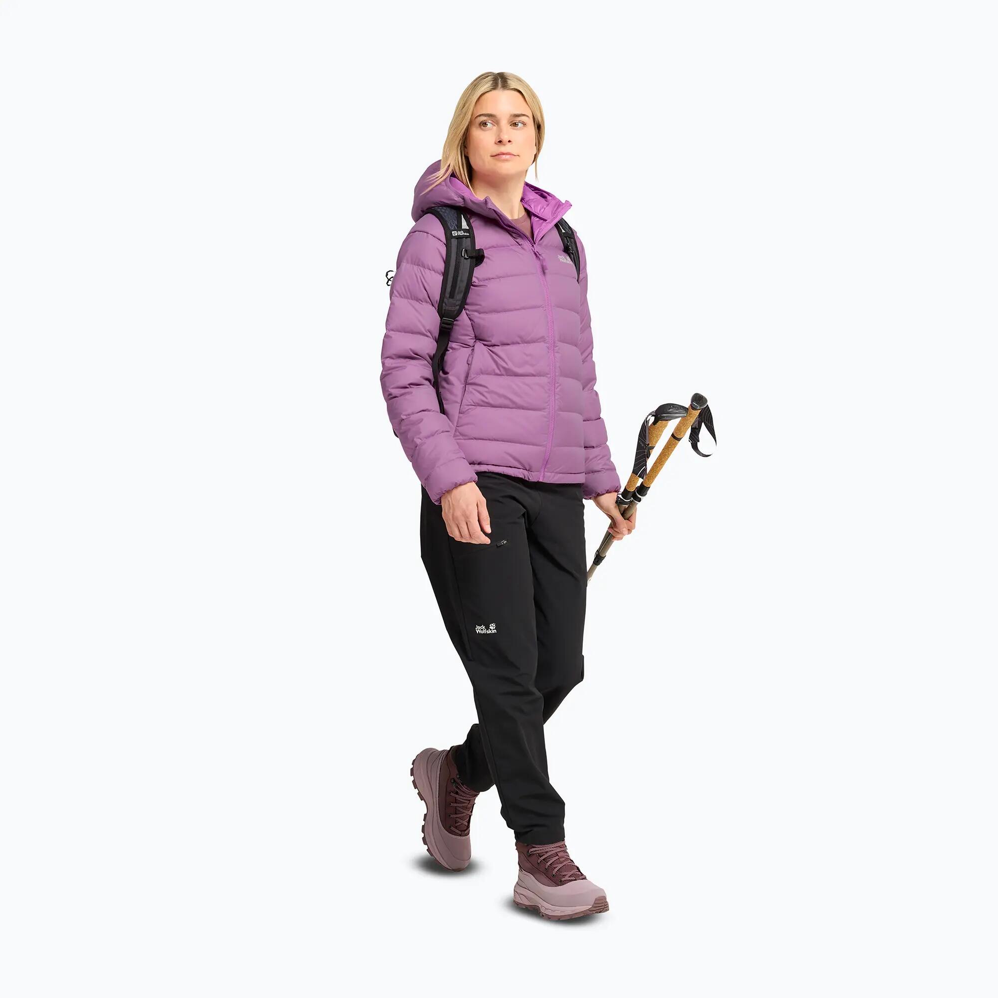 Dames donsjas Jack Wolfskin Wild Pass Down Hoody RDS 2/7