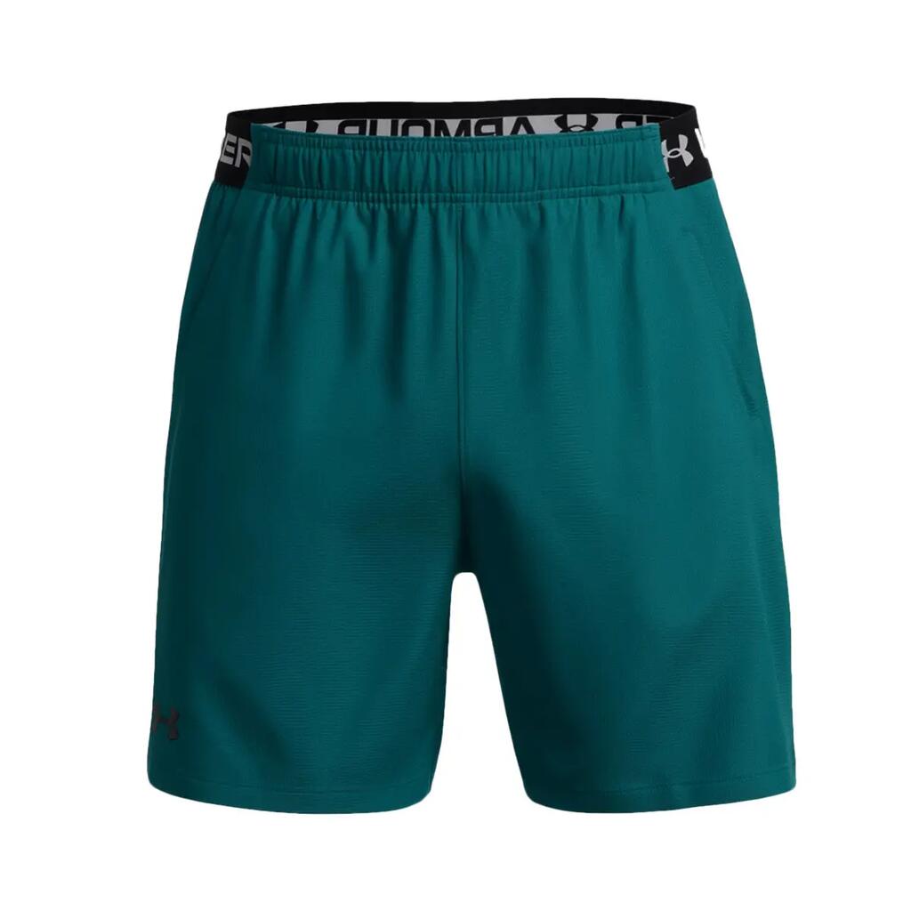 Men's Under Armour Vanish Woven Running Shorts - Green/Black