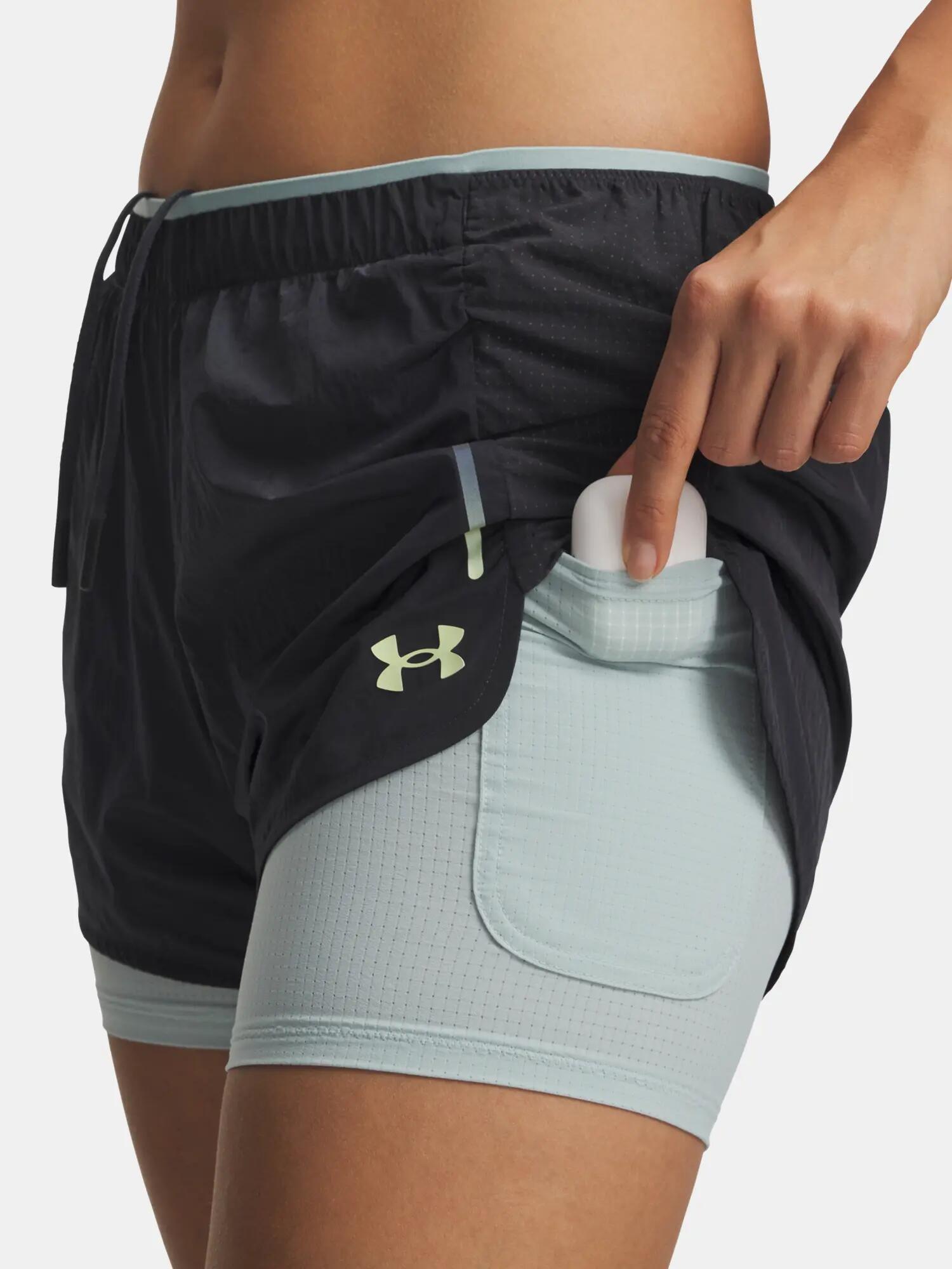 Női rövidnadrág Under Armour W Explor Trail Ultra Lnd Sht-GRY 3/4