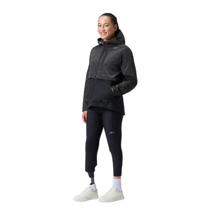 Veste Bicolore, Légère Et Extensible À Capuche PRO Femme (Noir)