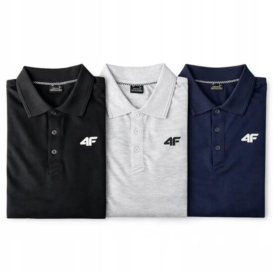 KOMPLET KOSZULEK POLO 4F T-SHIRT MĘSKI ZESTAW 3 SZTUKI