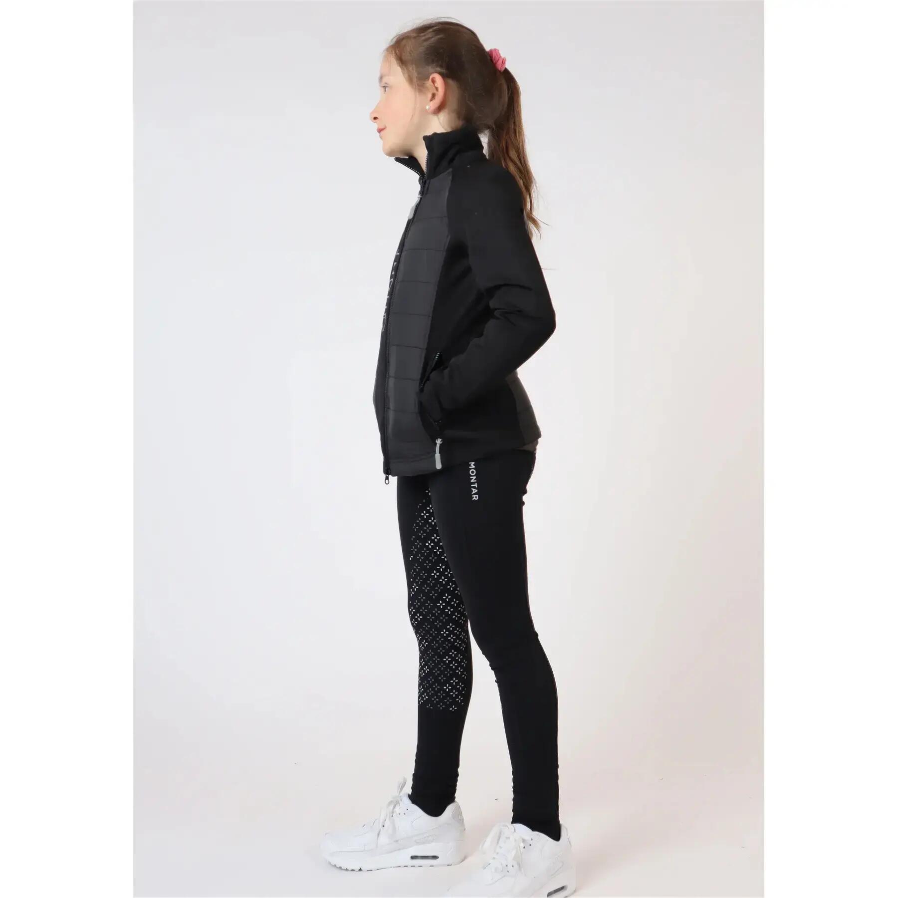 Daunenjacke Reiten Kind Montar Emma 3/3