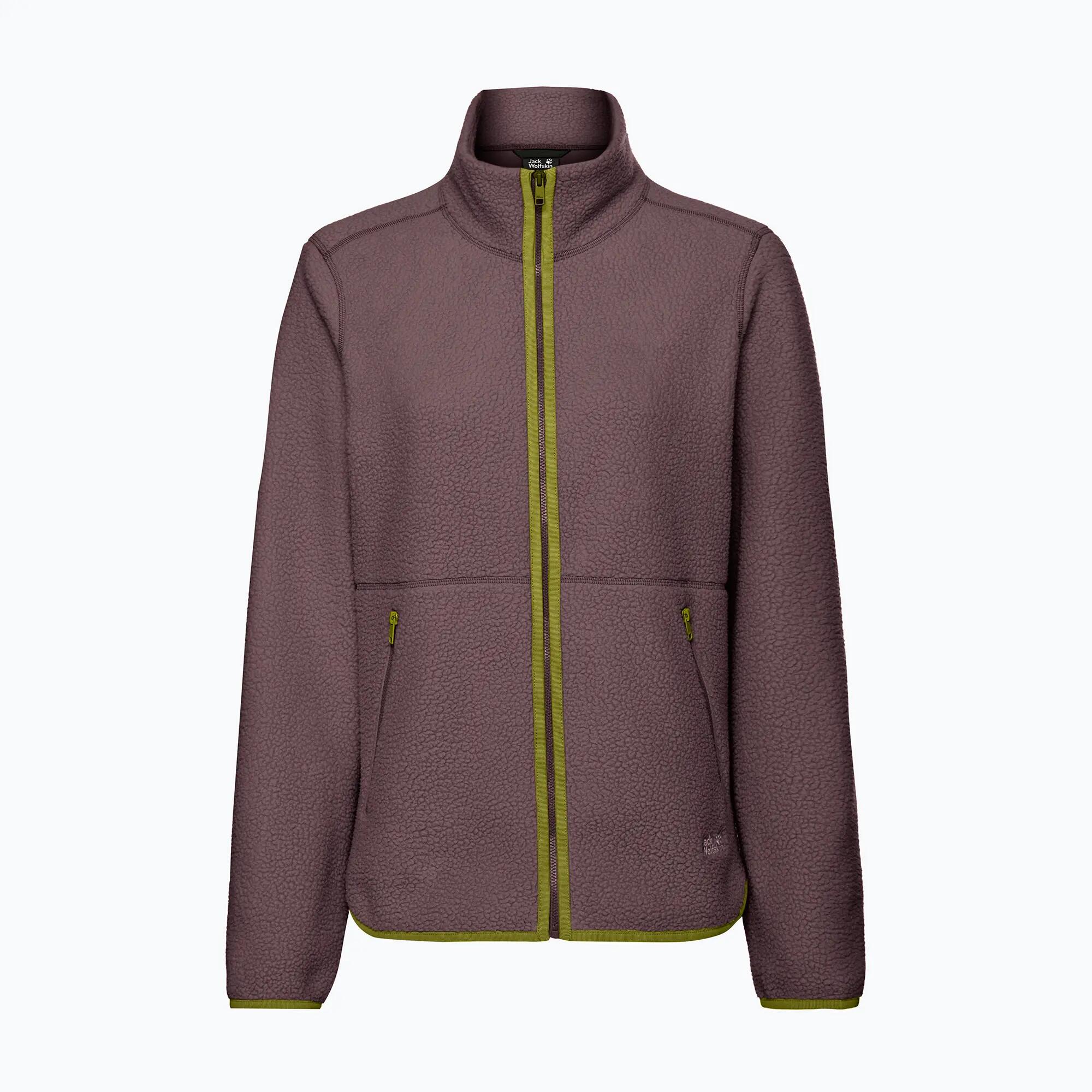 Casaco polar feminino Jack Wolfskin Lite Curl Full Zip 7/7