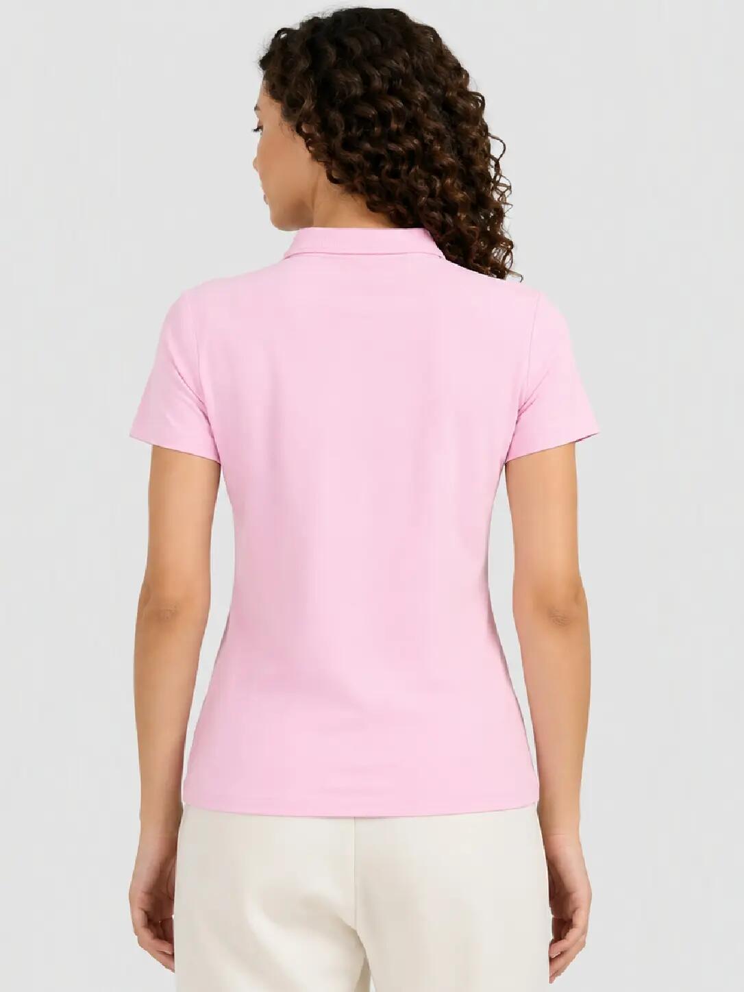 KOSZULKA DAMSKA POLO 4F BAWENIANA T-SHIRT Z KOŁNIERZYKIEM  F0836 3/7