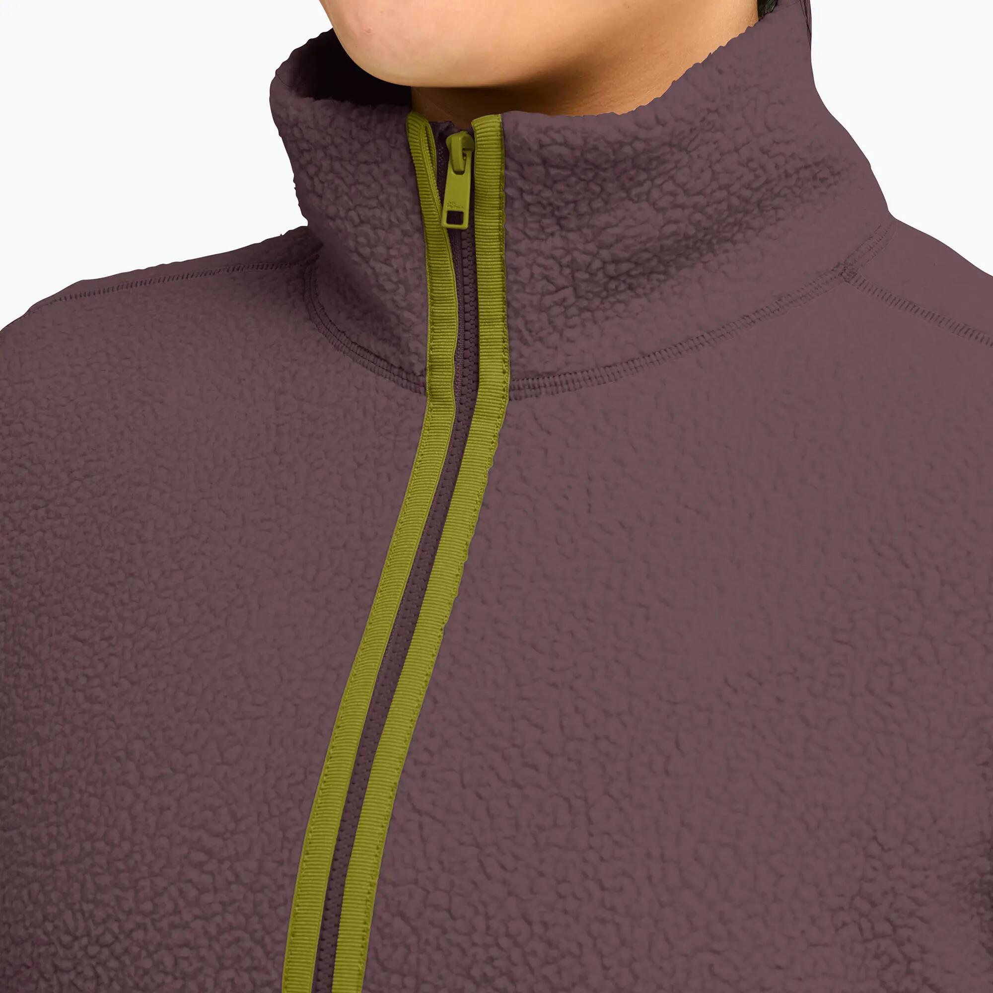 Casaco polar feminino Jack Wolfskin Lite Curl Full Zip 4/7