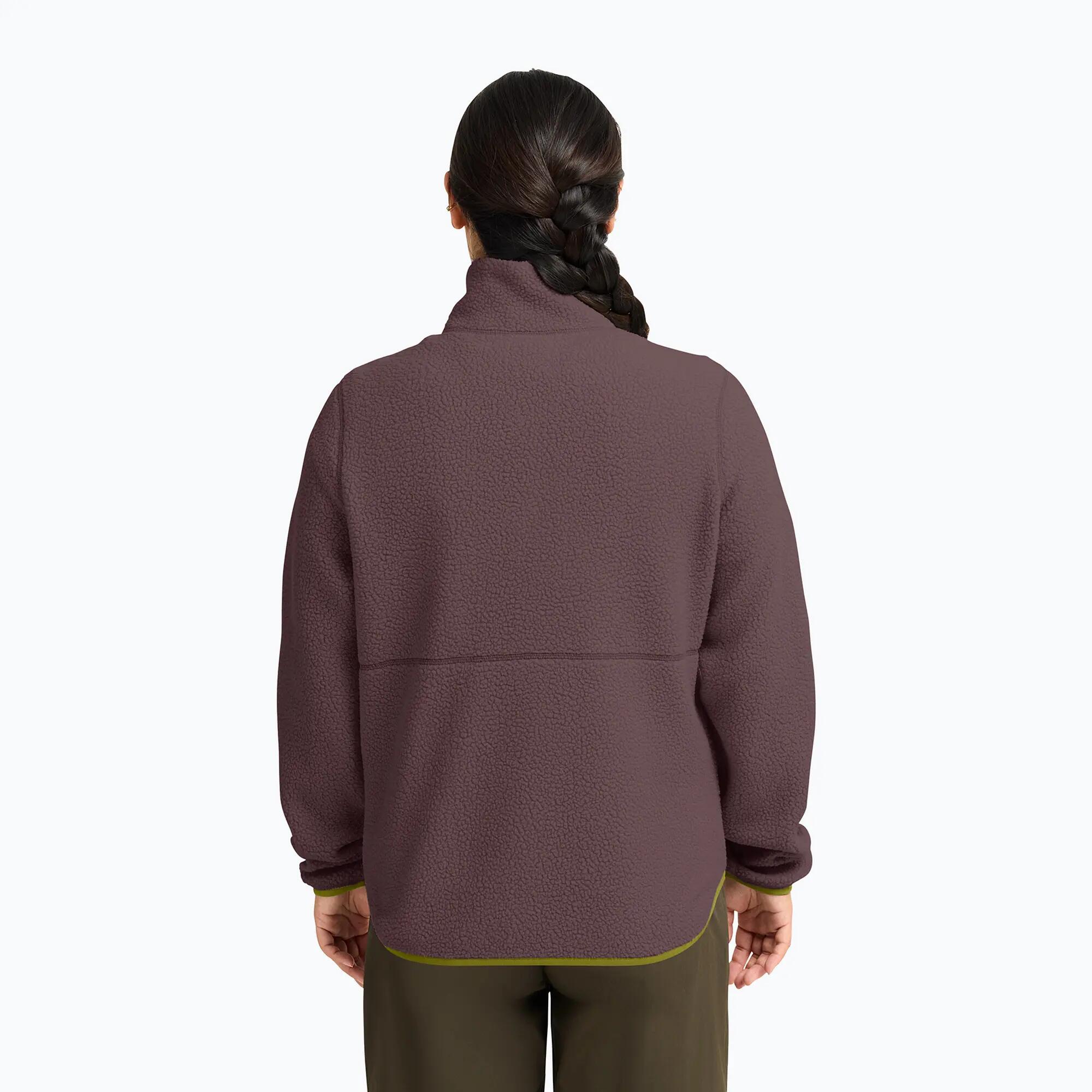 Casaco polar feminino Jack Wolfskin Lite Curl Full Zip 3/7