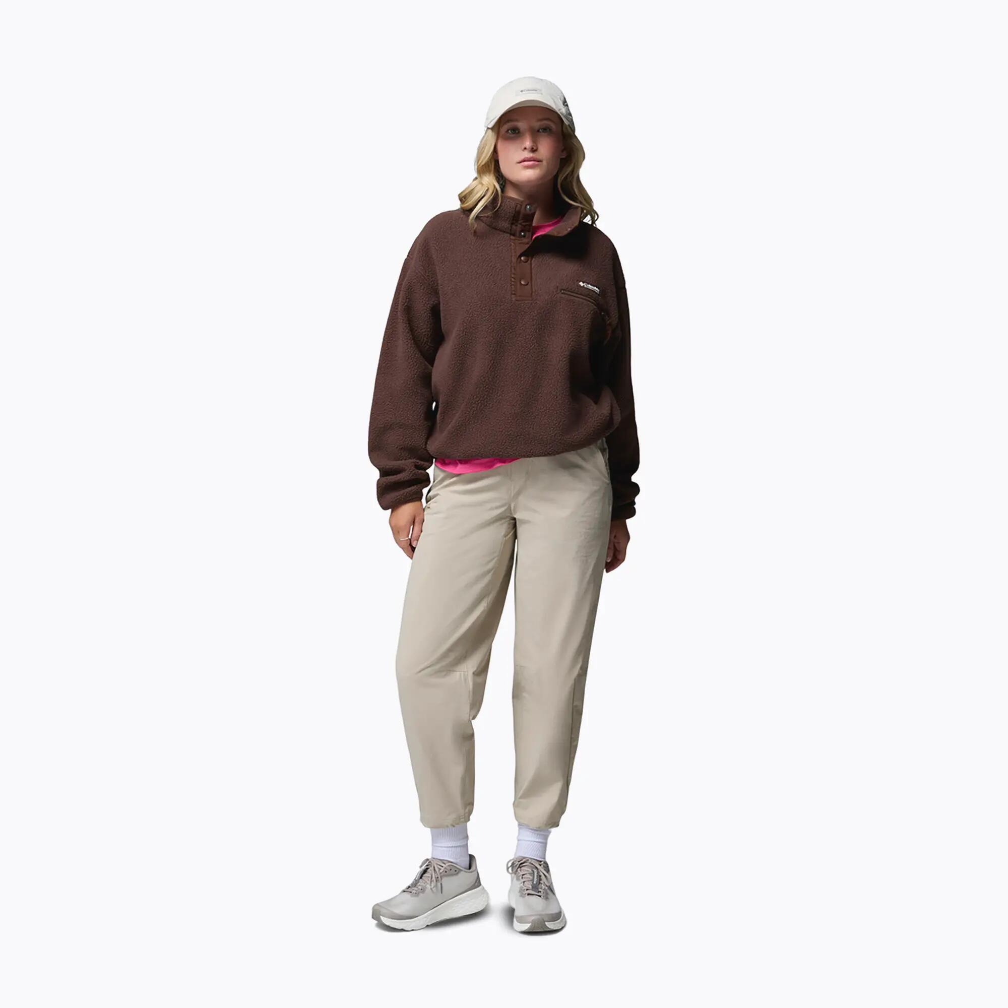 Pullover Damen Helvetia II Cropped Half Snap 2/7