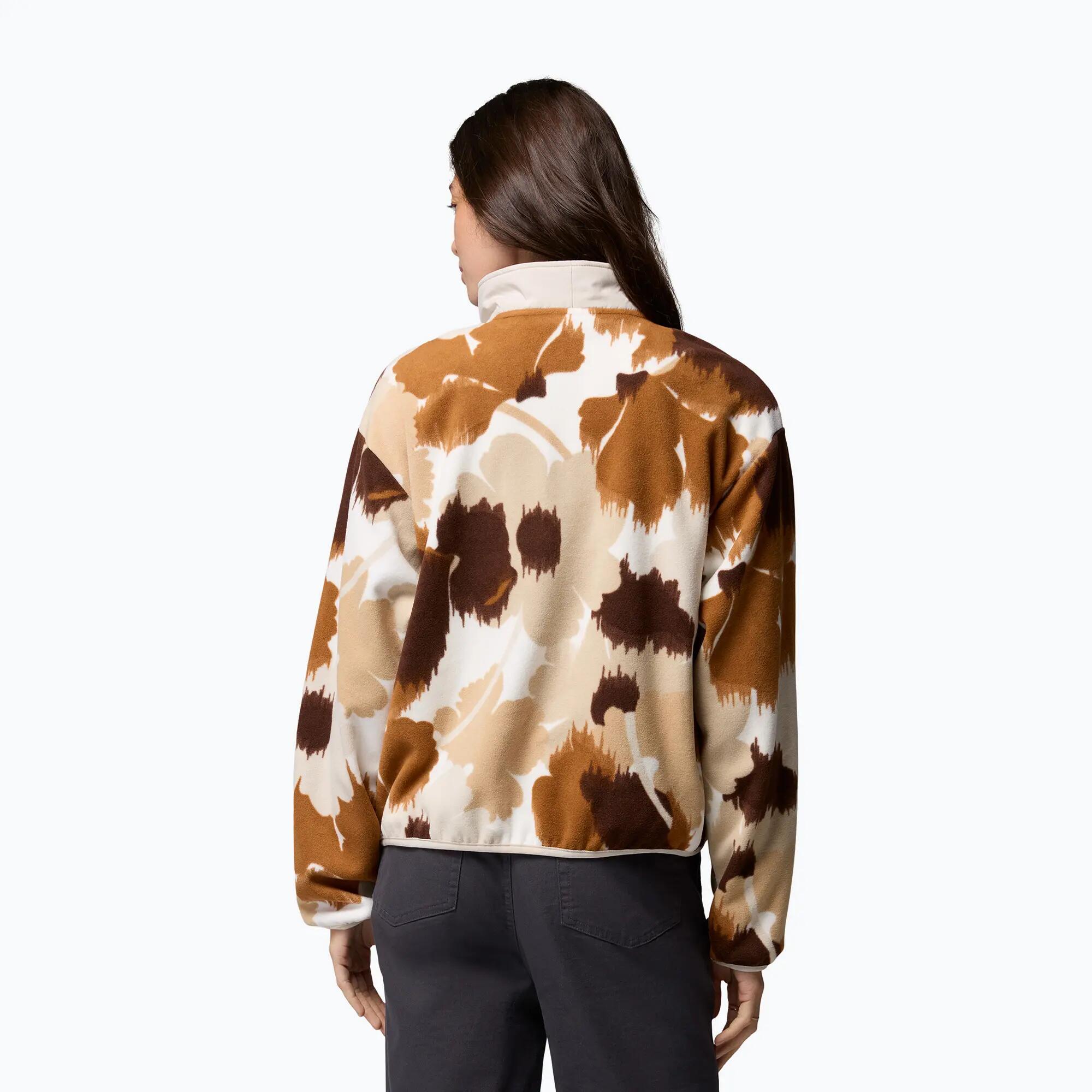 Sequoia Grove II Printed Half Zip Women L braun - camel brown ikatbloom 3/6