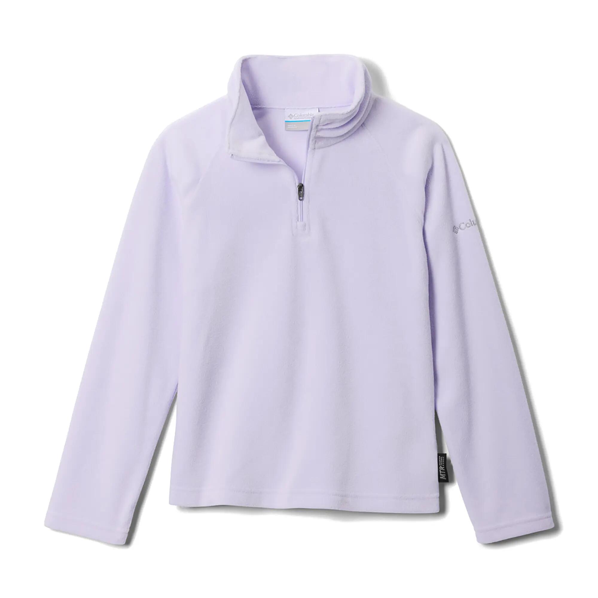 Forro polar infantil Columbia Glacial Fleece Half Zip Purple Tint 3/3