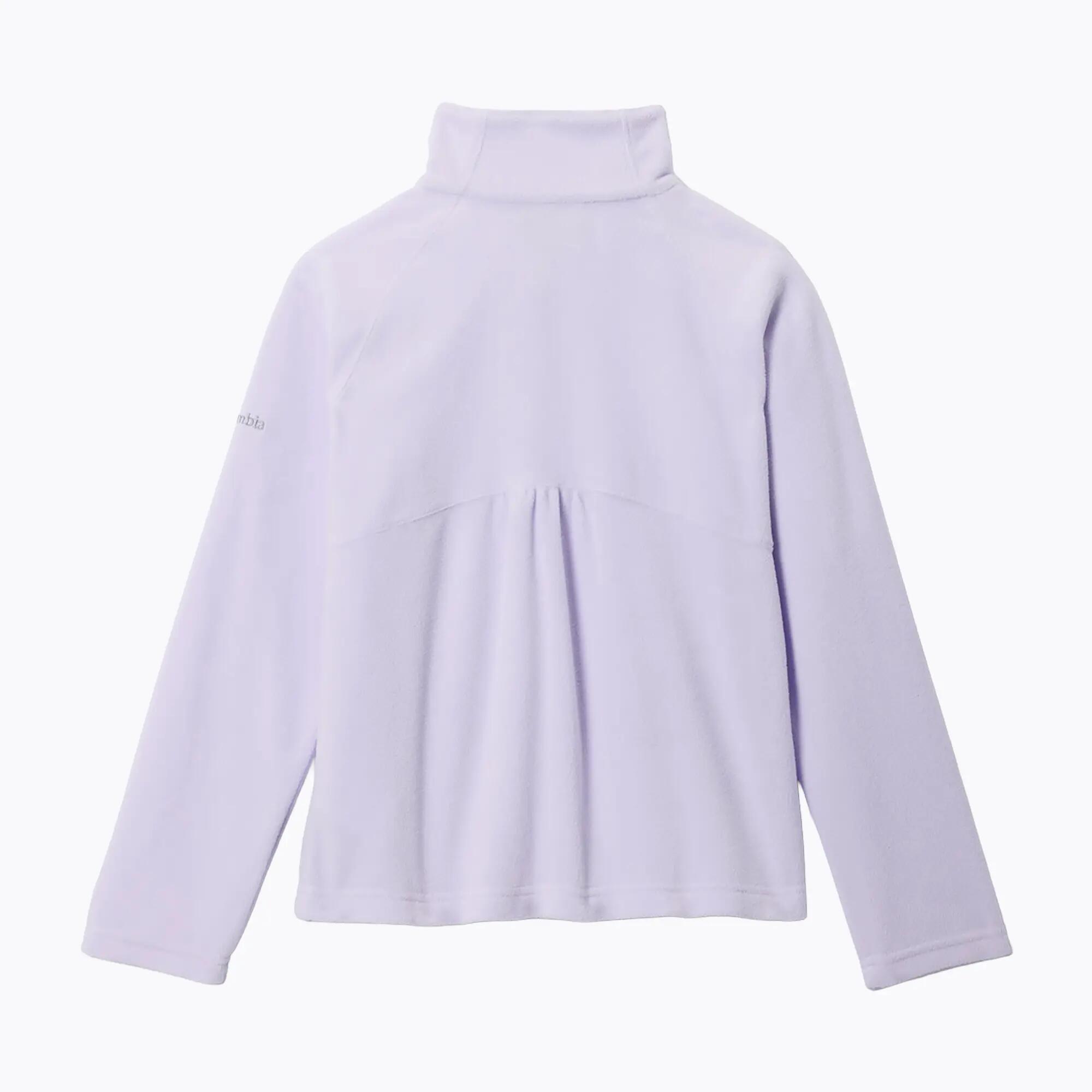 Forro polar infantil Columbia Glacial Fleece Half Zip Purple Tint 2/3