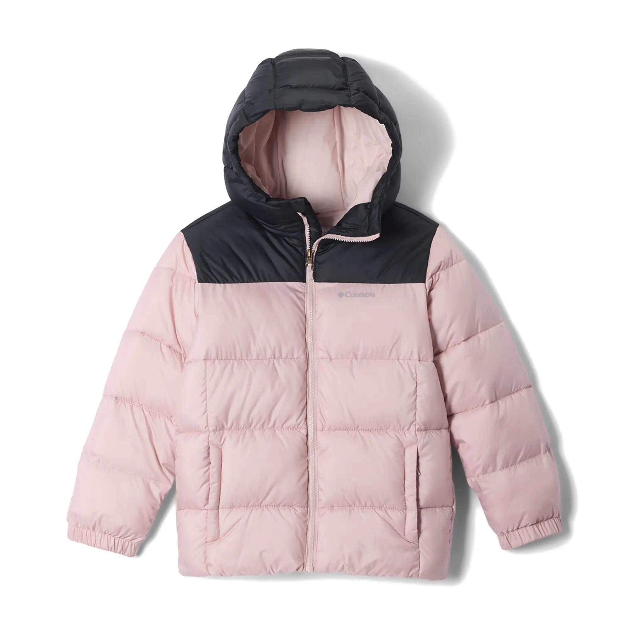 Kurtka ocieplana dziecięca Columbia Puffect Hooded Mineral Pink/Black 4/4