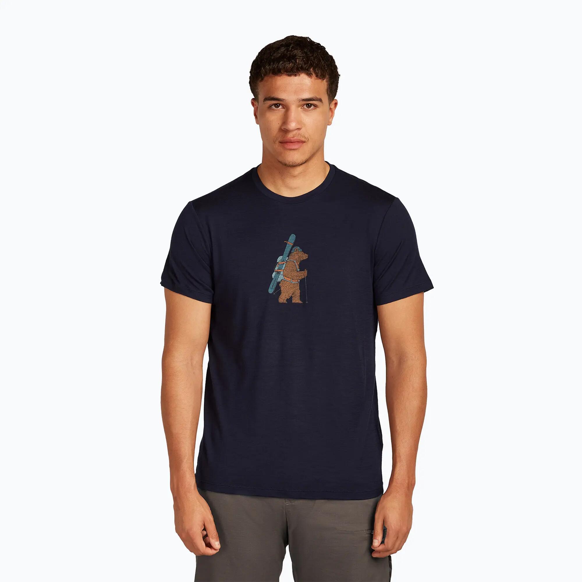 Tricou bărbătesc icebreaker Merino 150 Tech Lite Bear Tour
