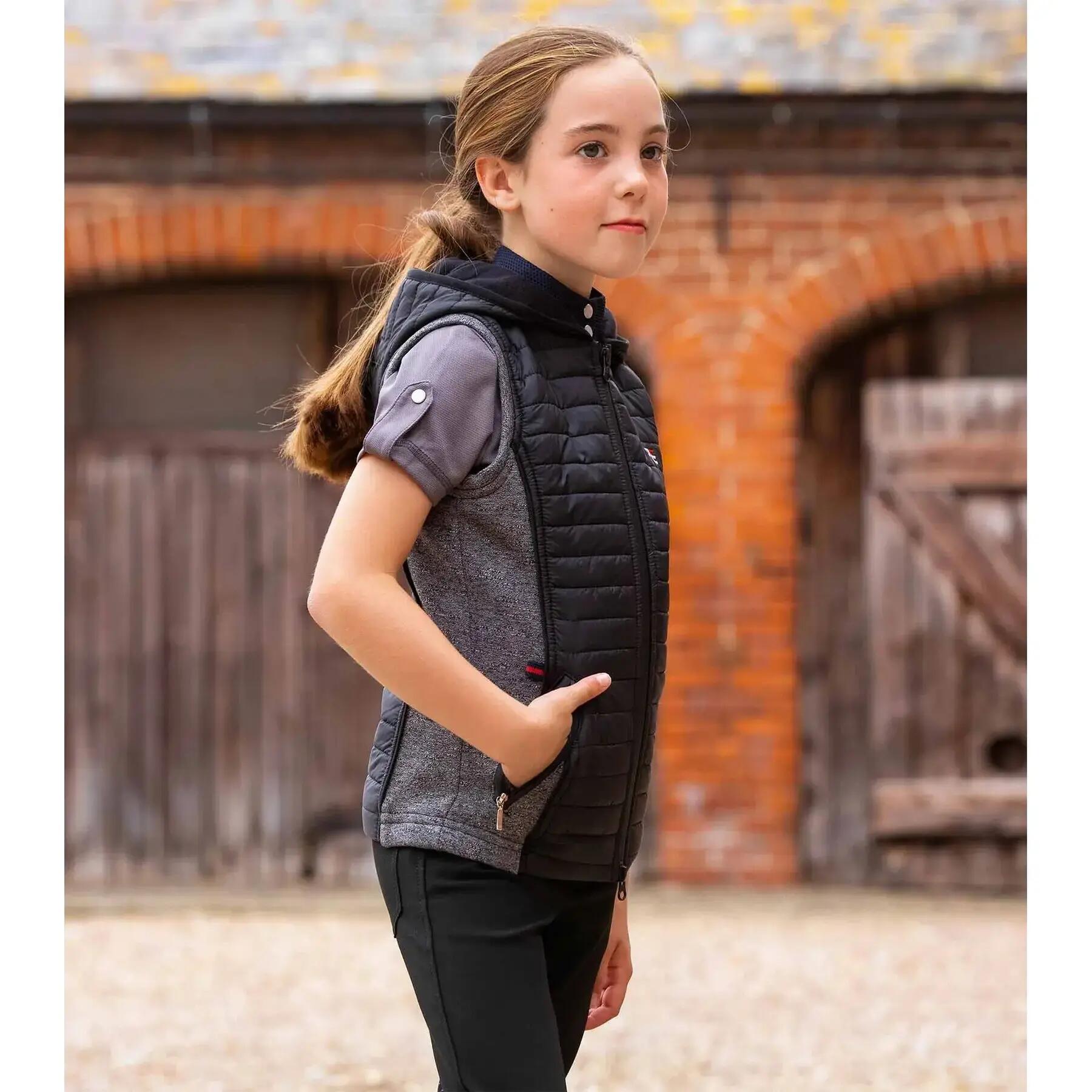 Ärmellose Daunenjacke, Mädchen Premier Equine Mini Lamera 2/4