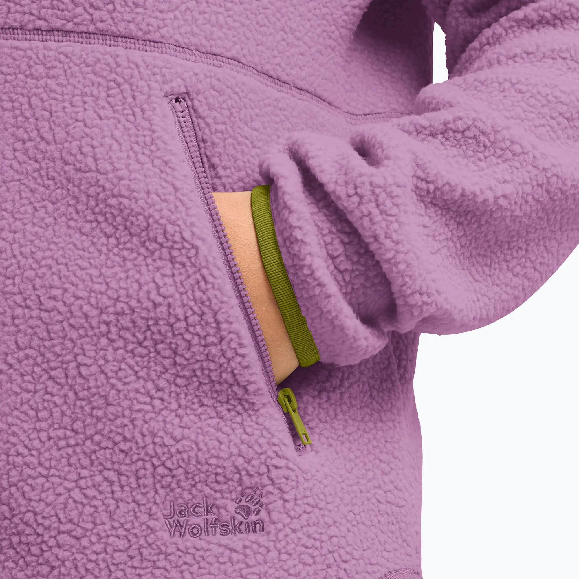Damesfleece Jack Wolfskin Lite Curl Full Zip 5/7