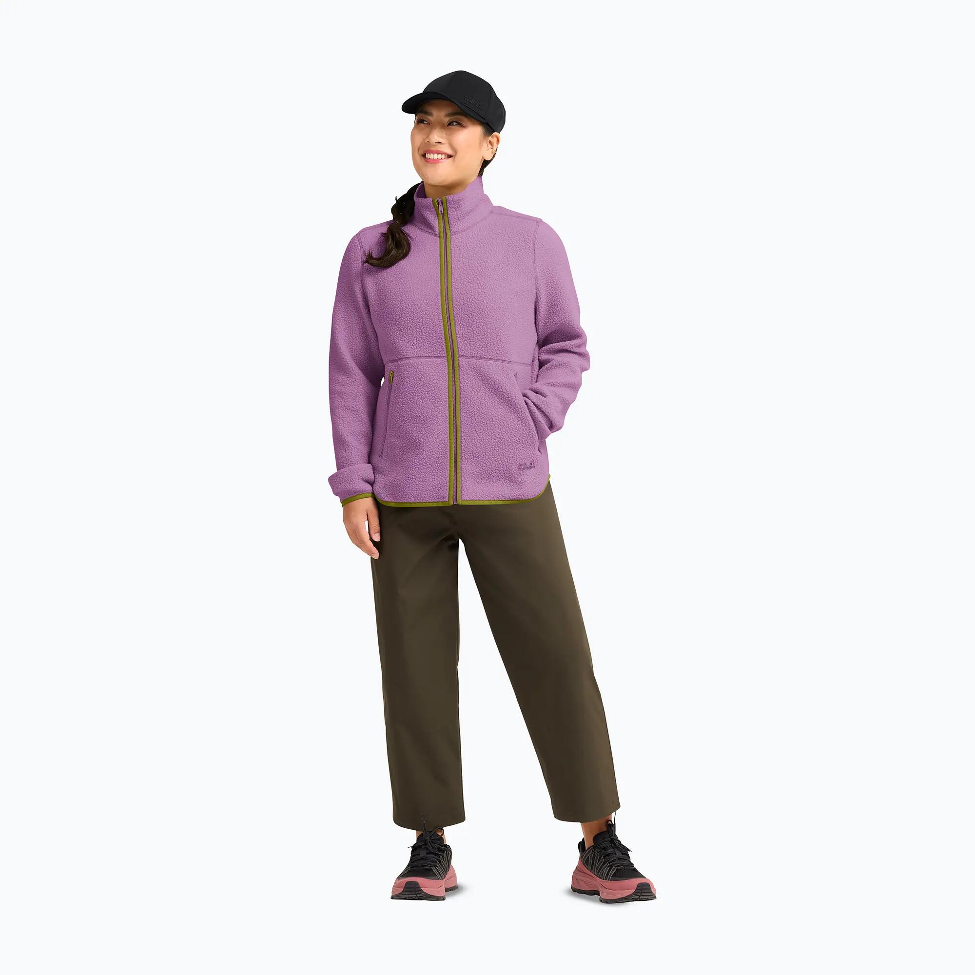 Damesfleece Jack Wolfskin Lite Curl Full Zip 2/7