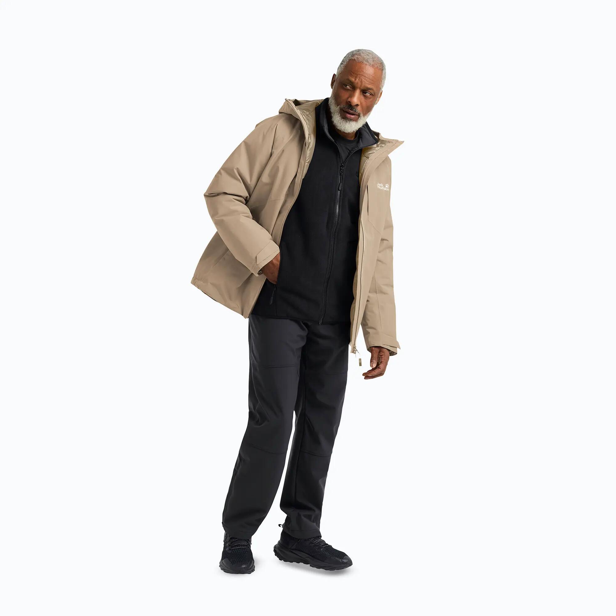 Heren donsjack Jack Wolfskin Icecape 2 l Down Ins Rds 2/7