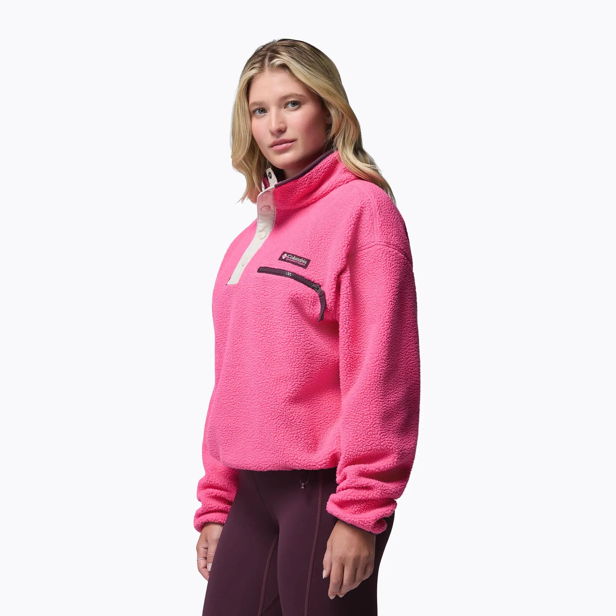 Női Helvetia II Cropped Half Snap Fleece polár pulóver 4/7