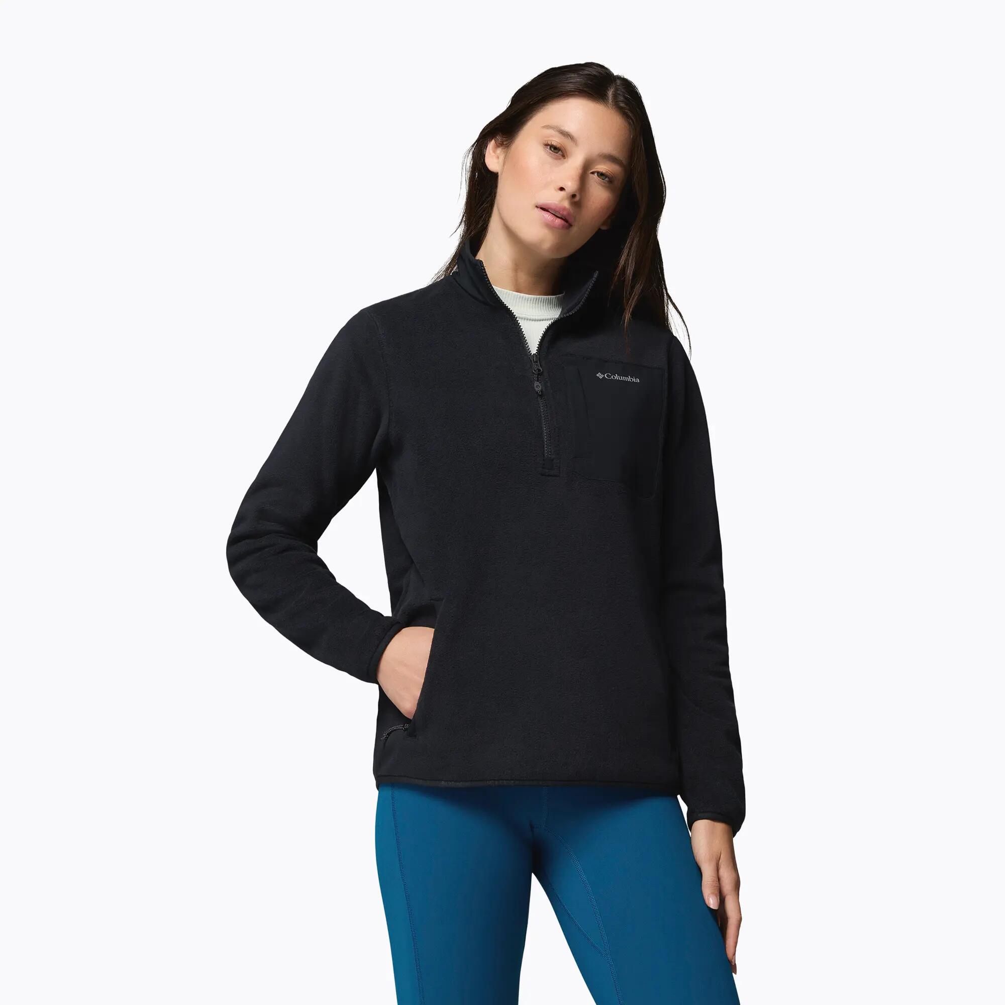 Polaire pour femme Columbia Pacific Arch 200 Half Zip Fleece Noir 5/7