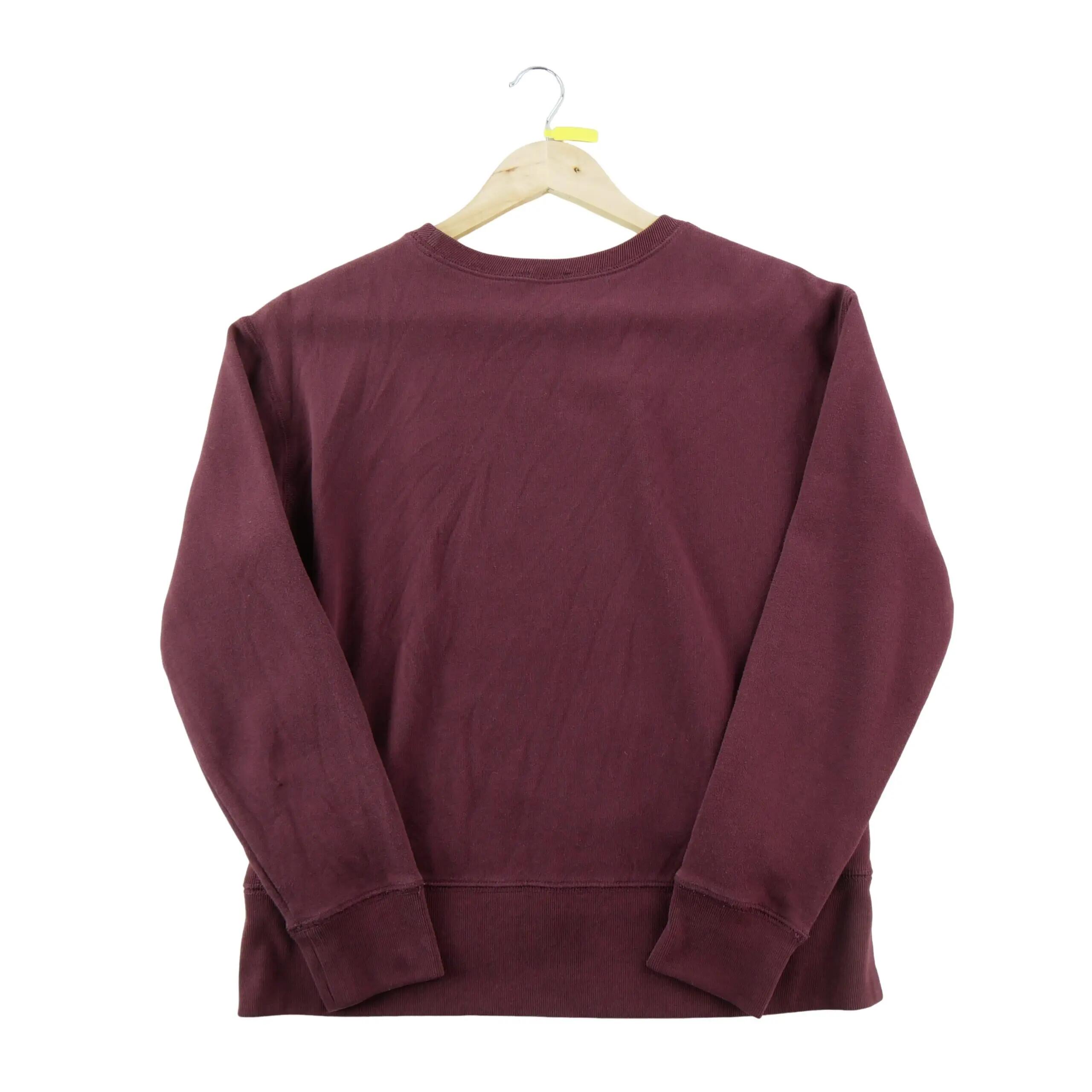 Damen Sweatshirt mit Pony Stickerei und Rundhals 2/7