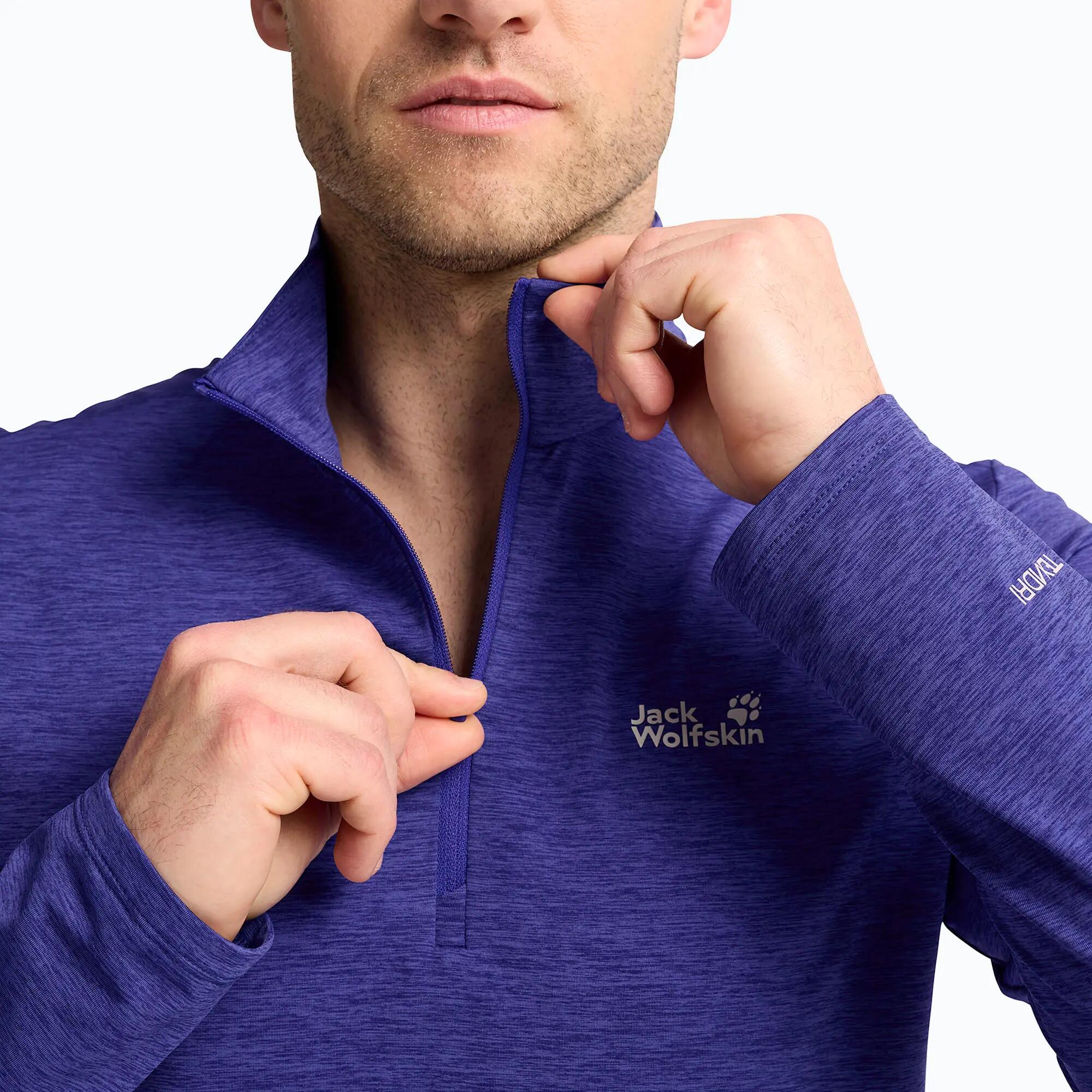 Bluza polarowa męska Jack Wolfskin Trail Half Zip 3/6