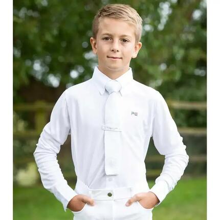 Chemise de concours équitation manches courtes enfant Premier Equine Mini Antoni
