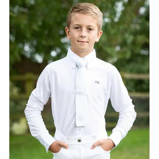 Koszulka jeździecka z krótkim rękawem dla dzieci Premier Equine Mini Antonio