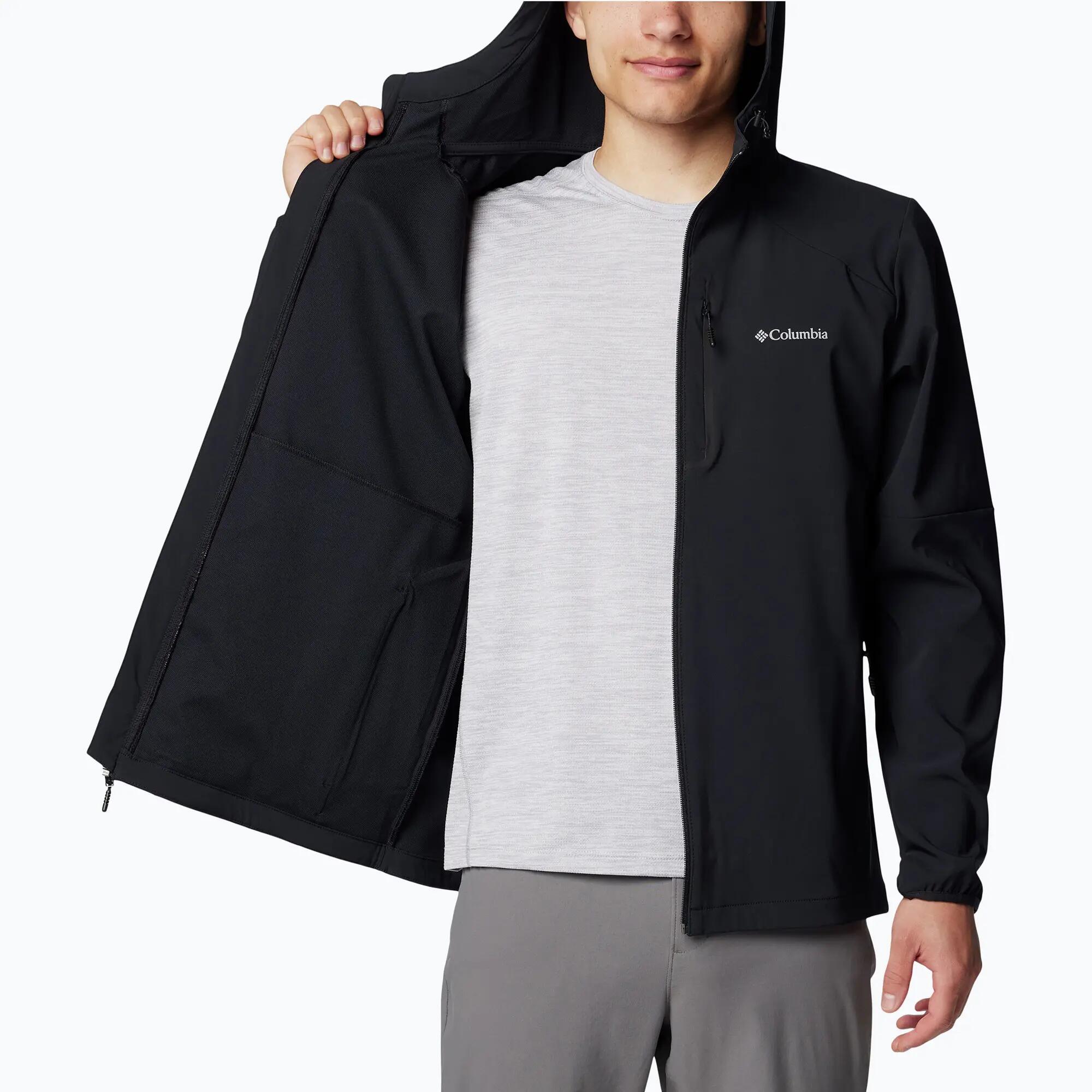 Férfi túrakapucnis felső Columbia Tech Softshell Hoodie 5/6