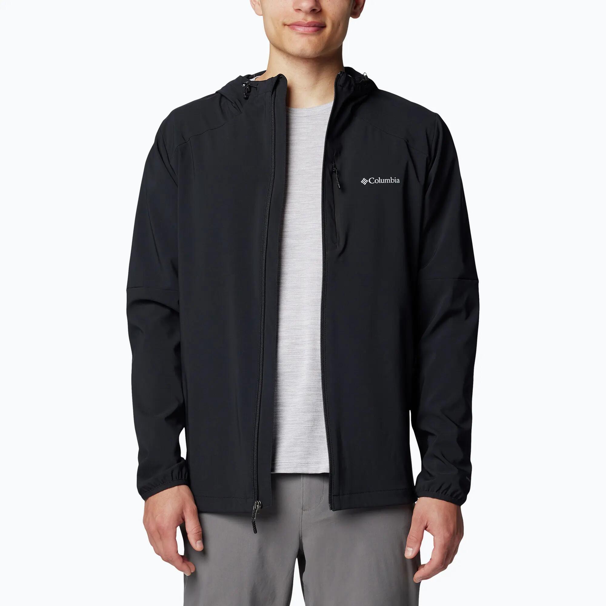 Férfi túrakapucnis felső Columbia Tech Softshell Hoodie 4/6