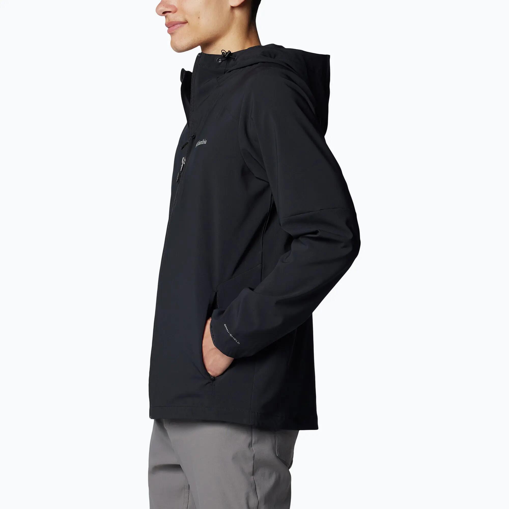 Férfi túrakapucnis felső Columbia Tech Softshell Hoodie 3/6