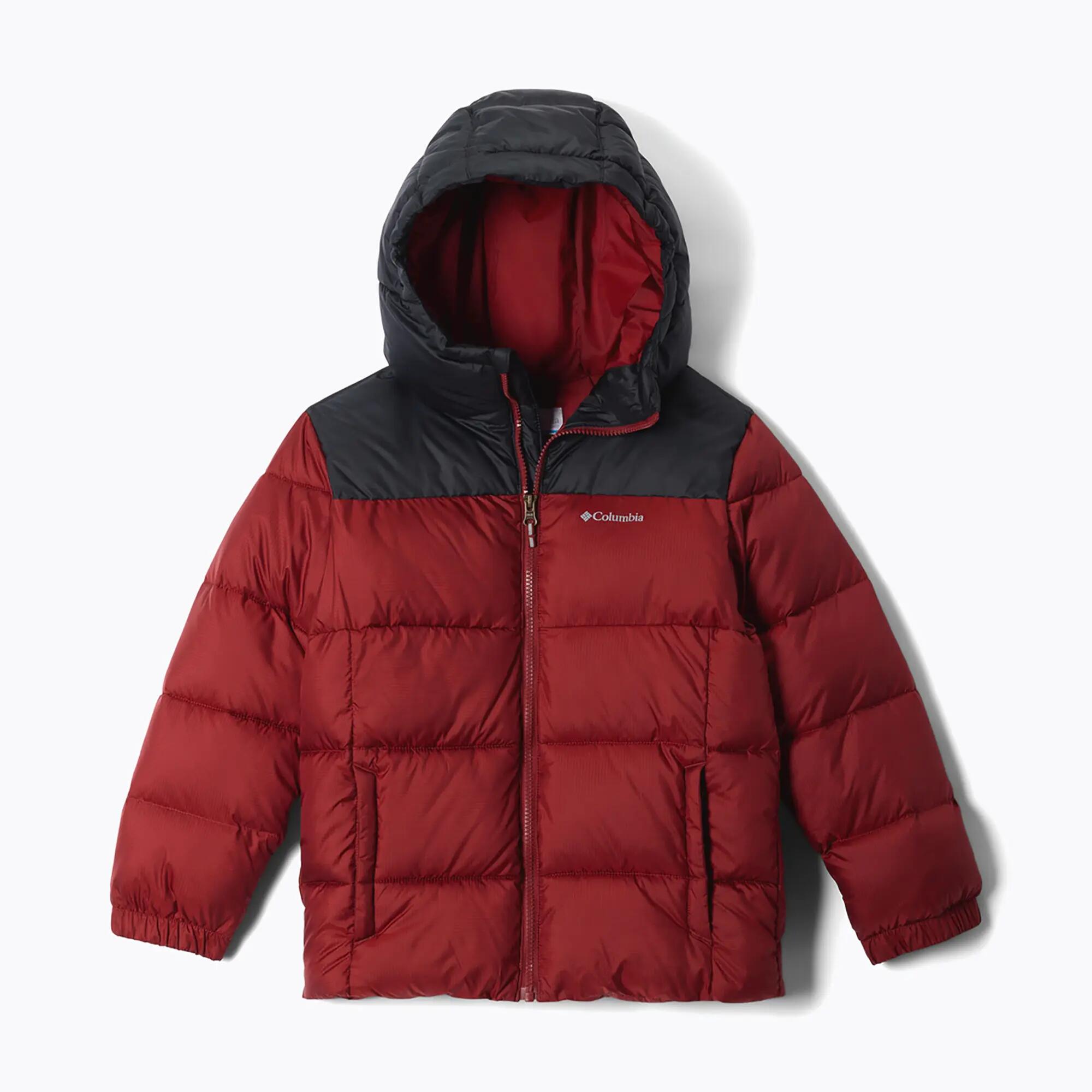 Columbia Puffect Hooded Red Oxide/Black gyermek bélelt kabát 1/4