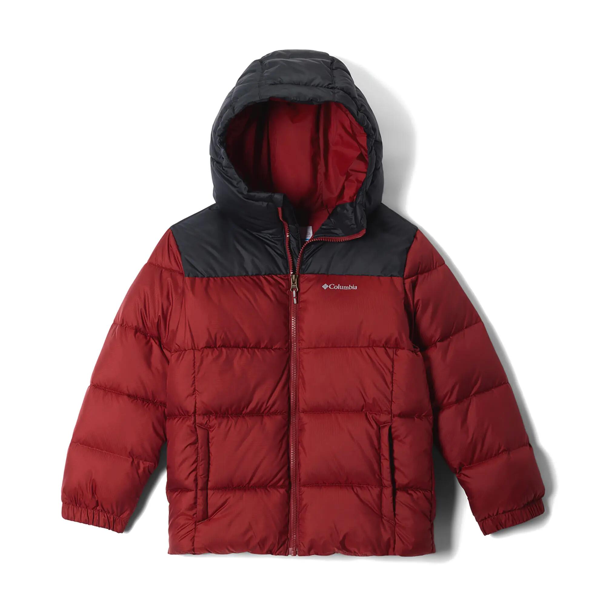 Columbia Puffect Hooded Red Oxide/Black gyermek bélelt kabát 4/4