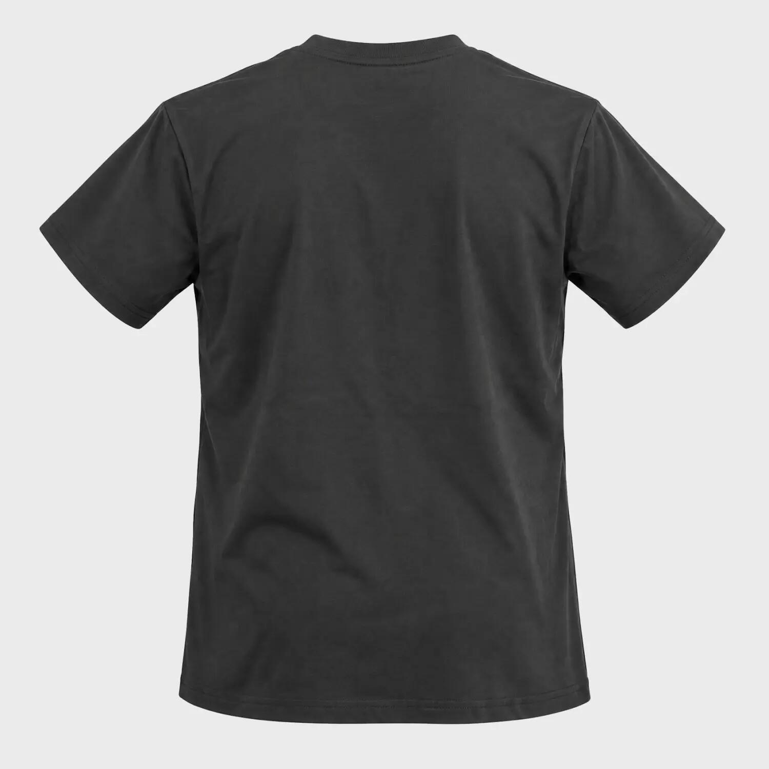 T-shirt homme uni col rond regular en coton avec logo brodé 618290 2/3